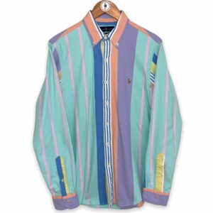 Pastel Multi Colour Stripe Oxford Shirt