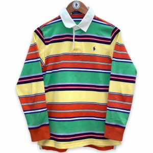 Multi colour Stripe Vintage Polo