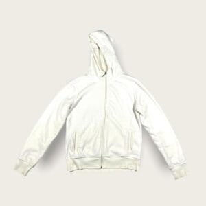 White Mambo zip fleece hoodie –  Size 16 Women’s