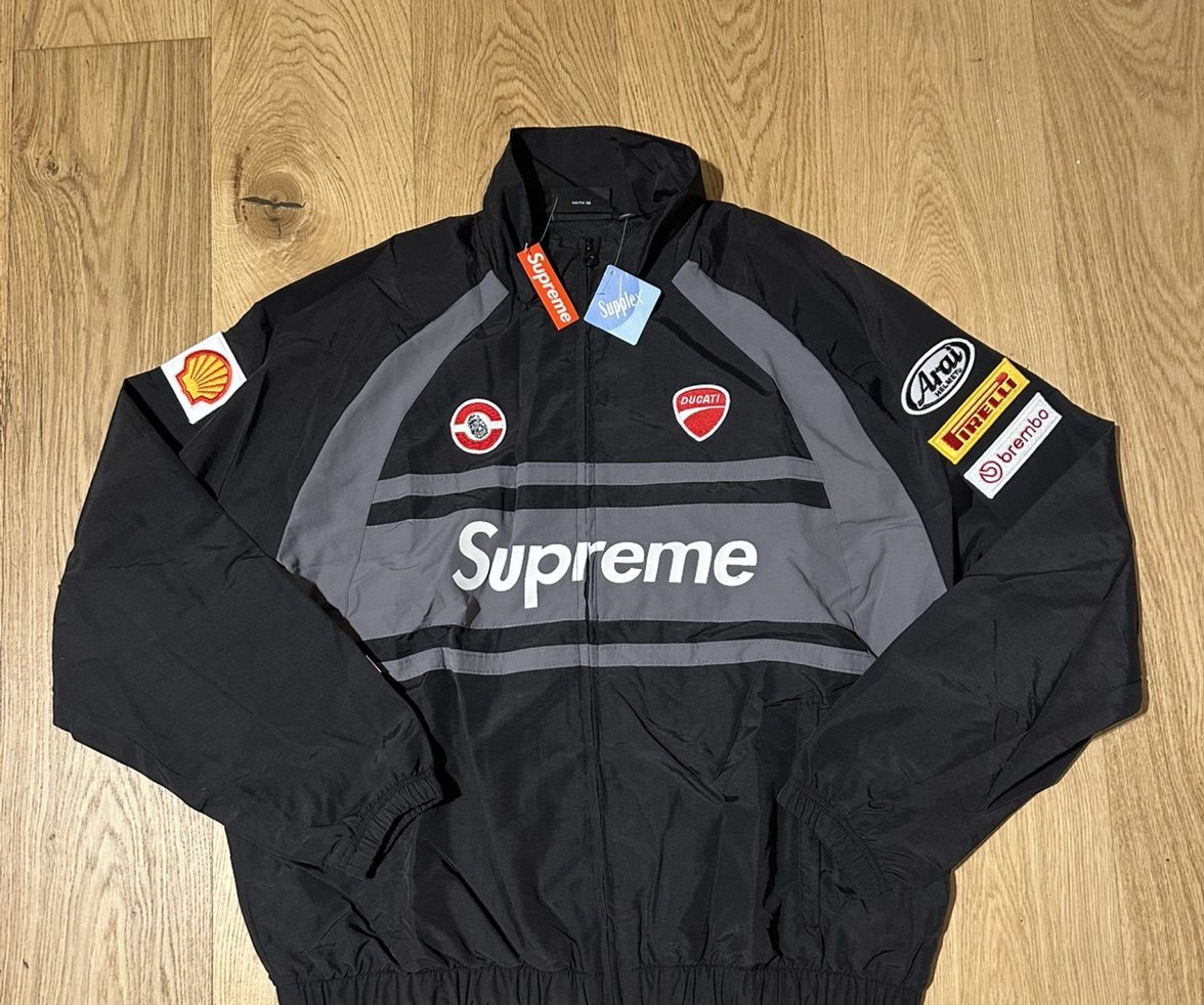Supreme Ducati Bomber Jacket Black/Gray Size M