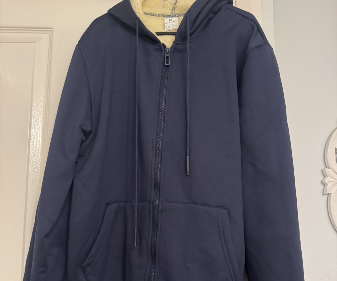 Men's Hoodie Navy Size M