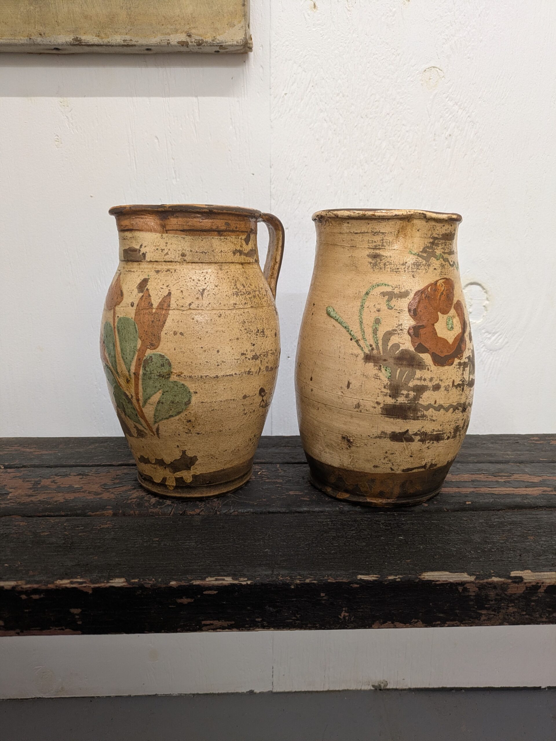 Hand-Painted Decorative Ceramic Vases