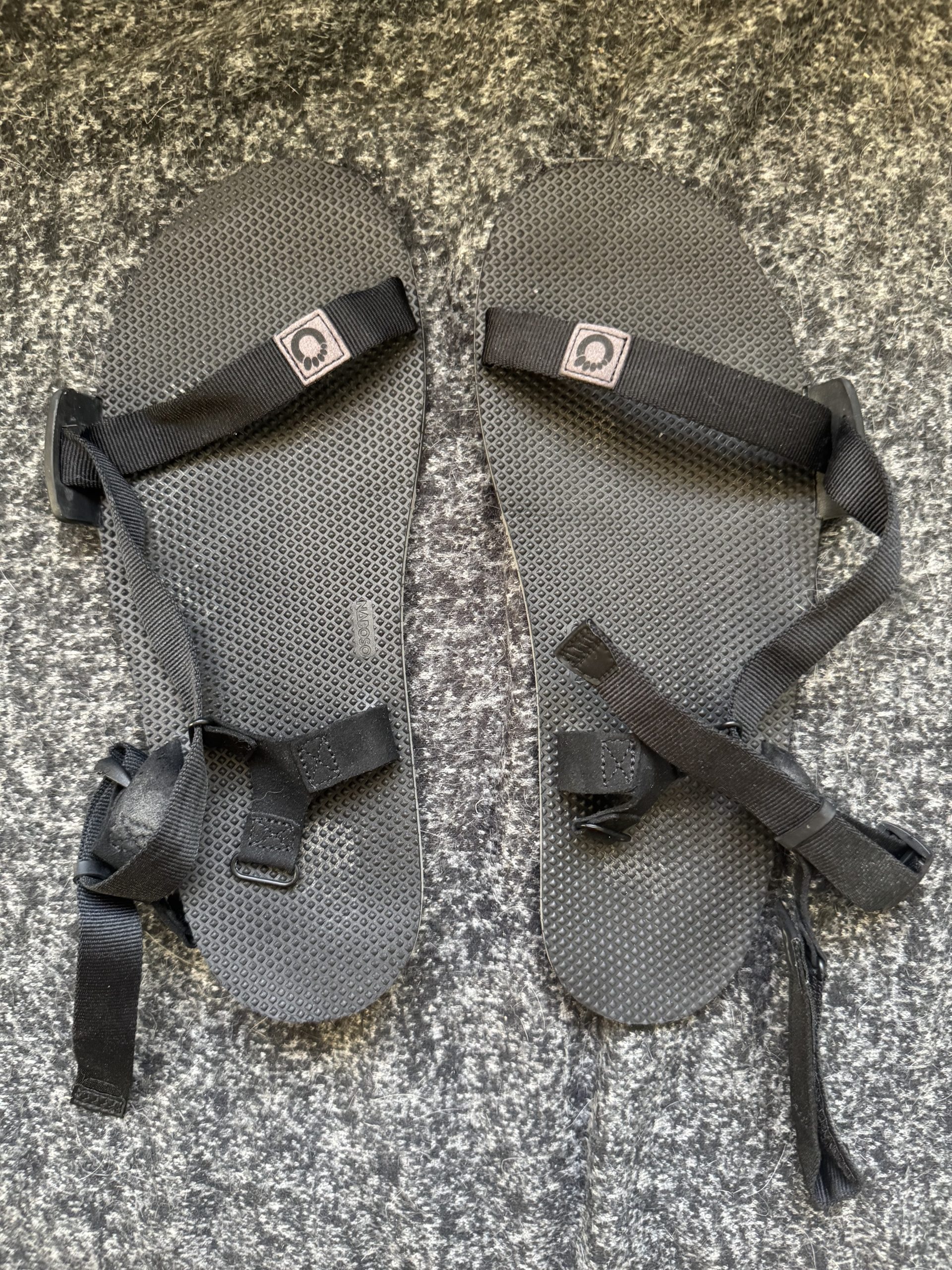 Xero Shoes - Mens Naboso Trail Sandals (Coal Black Black)