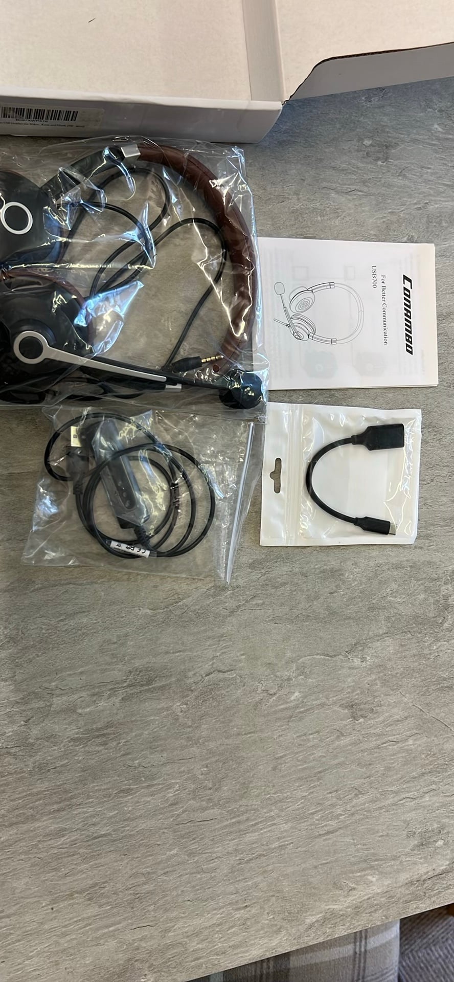 Conambo USB Headset with Microphone for Clear Communication on Laptop for meetings image 3