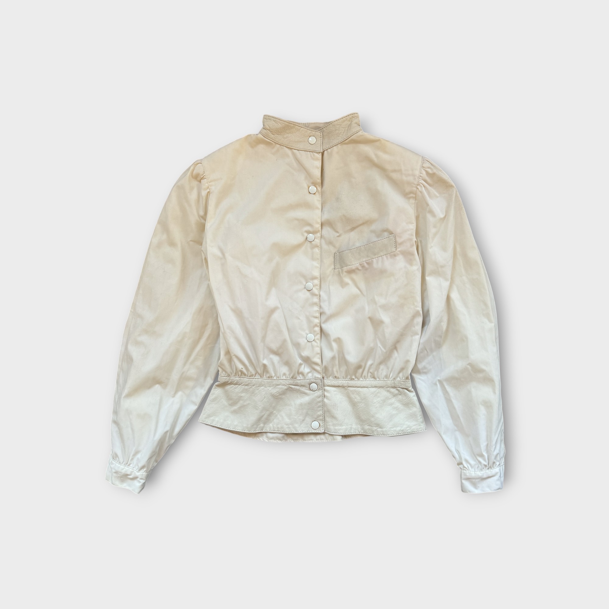 Vintage Vico Callaioli White Cream Blazer Jacket