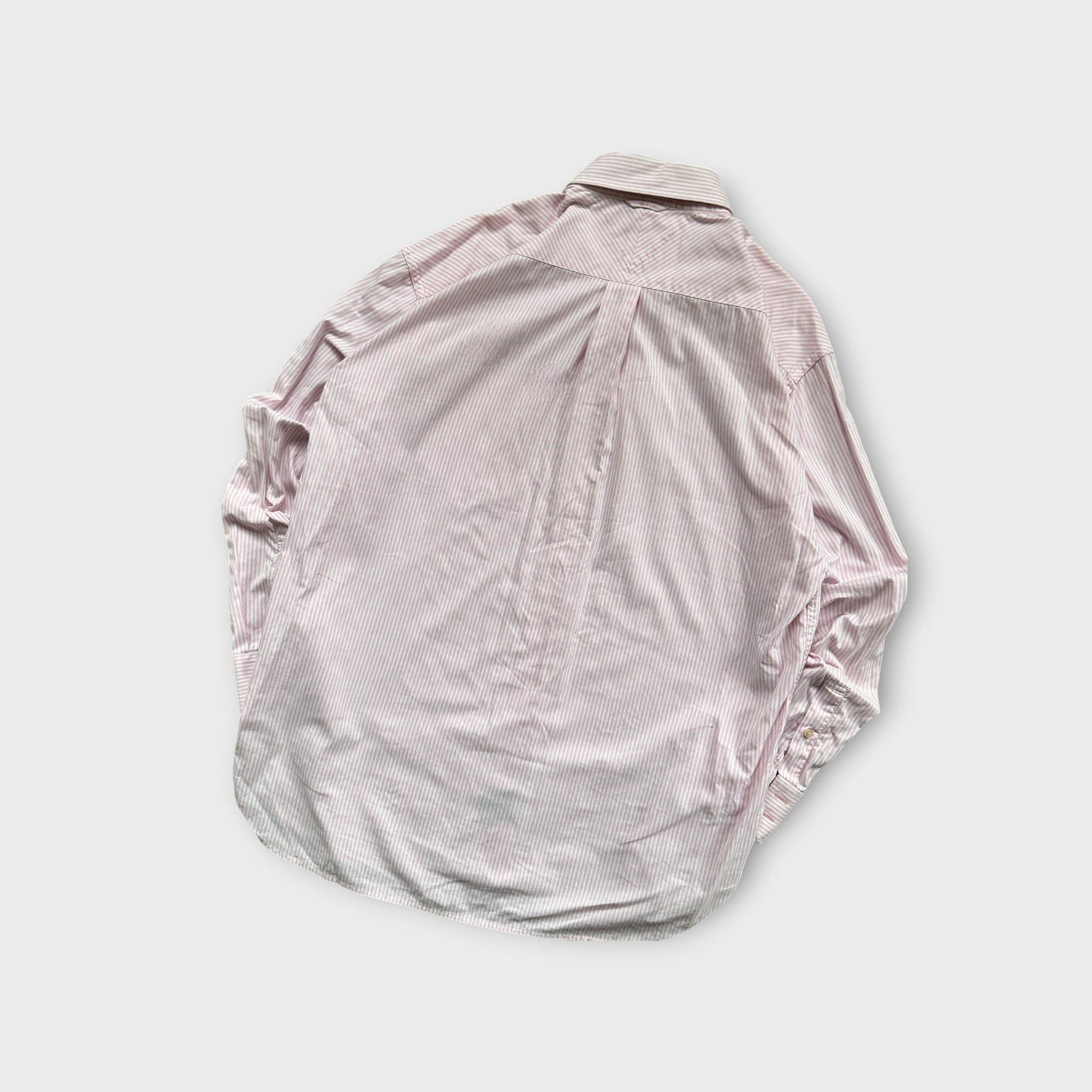 Tommy Hilfiger Striped Button-Down Shirt Pink/White image 4