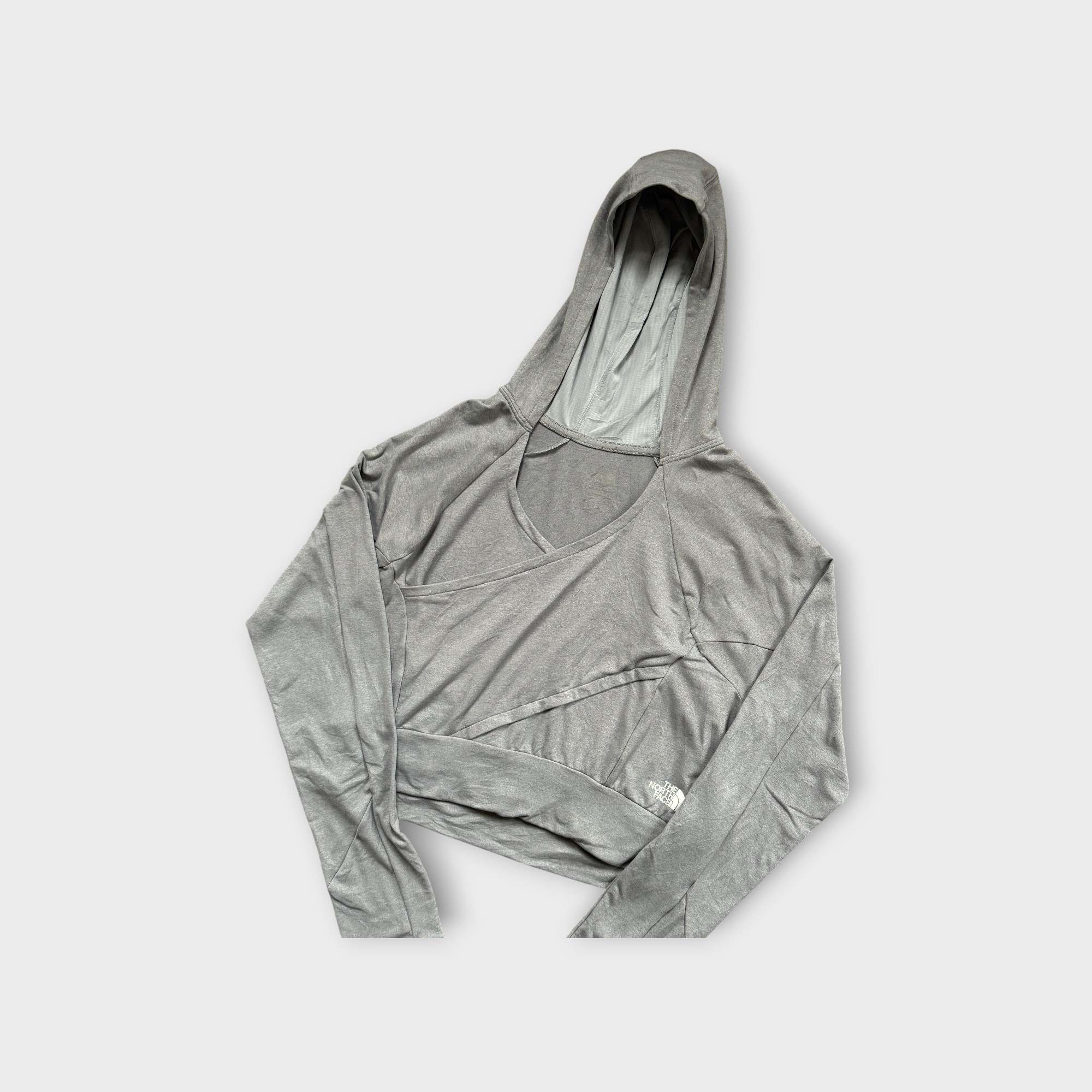 The North Face Women's Hooded Wrap Top Grey image 3