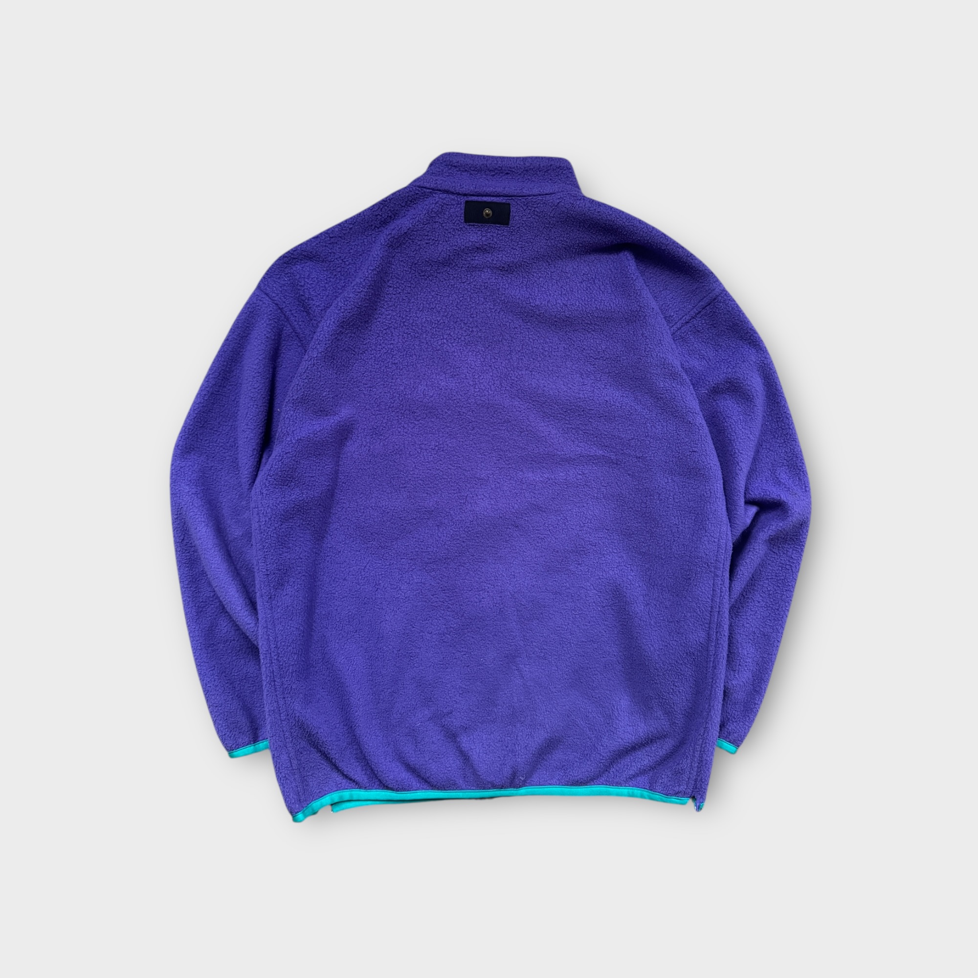 Vintage Sergio Tacchini Purple Fleece Jumper image 2