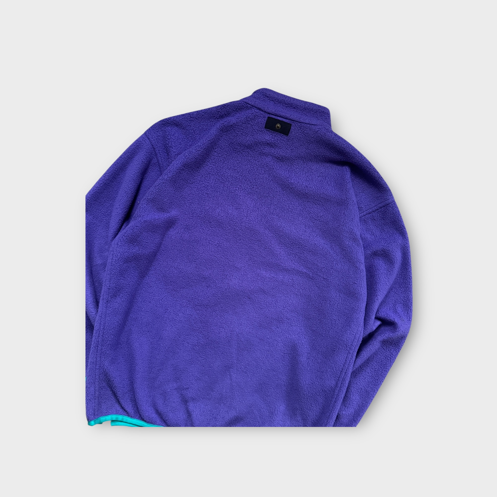 Vintage Sergio Tacchini Purple Fleece Jumper image 4