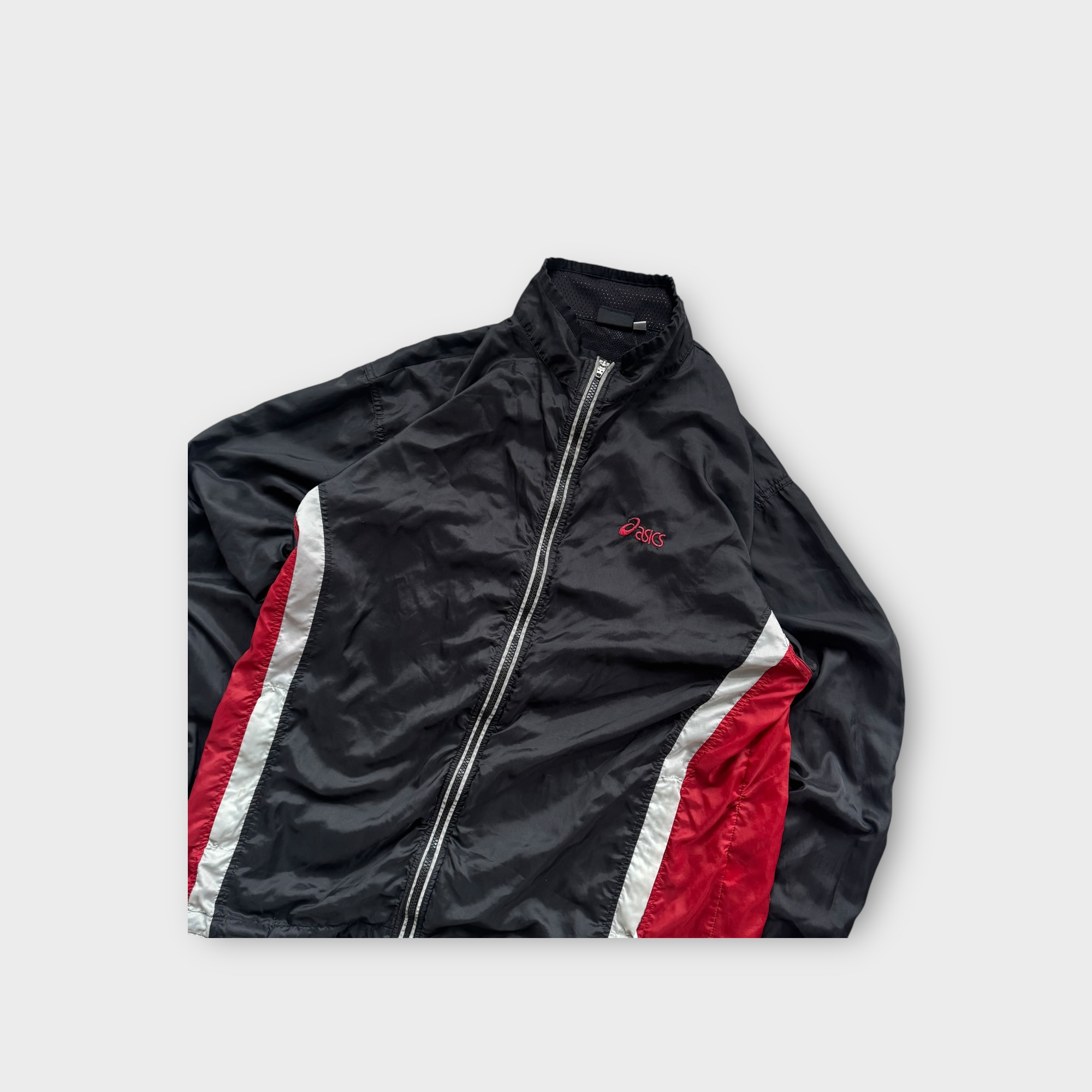 Vintage Asics Lightweight Nylon Windbreaker Jacket image 3