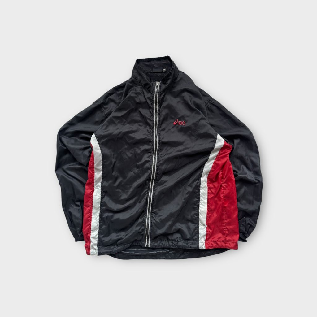 Vintage Asics Lightweight Nylon Windbreaker Jacket