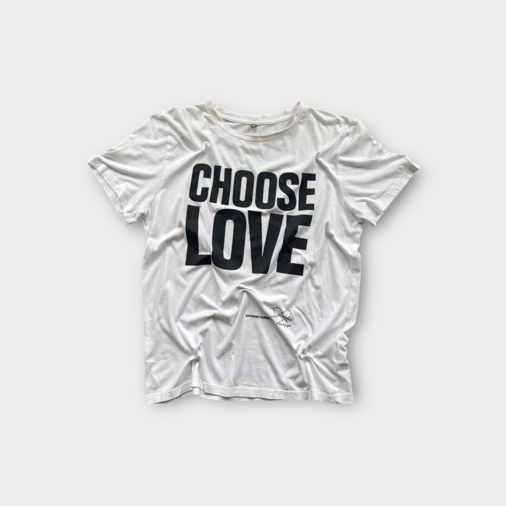 Vintage Choose Love Katherine Hamnett Refugee T-Shirt