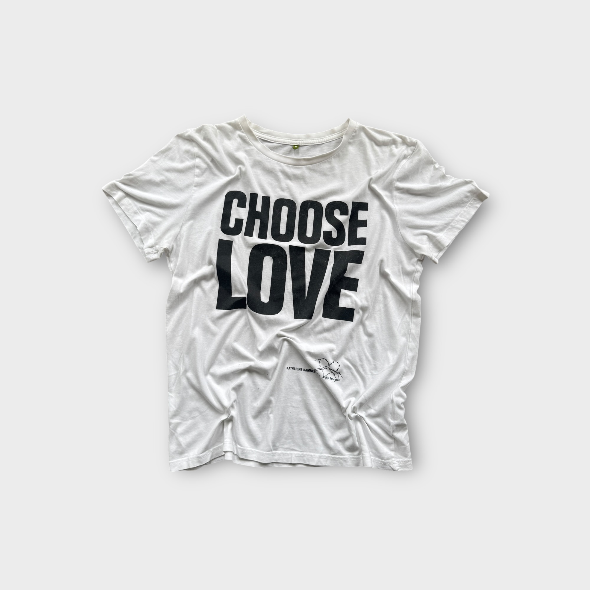 Vintage Choose Love Katherine Hamnett Refugee T-Shirt