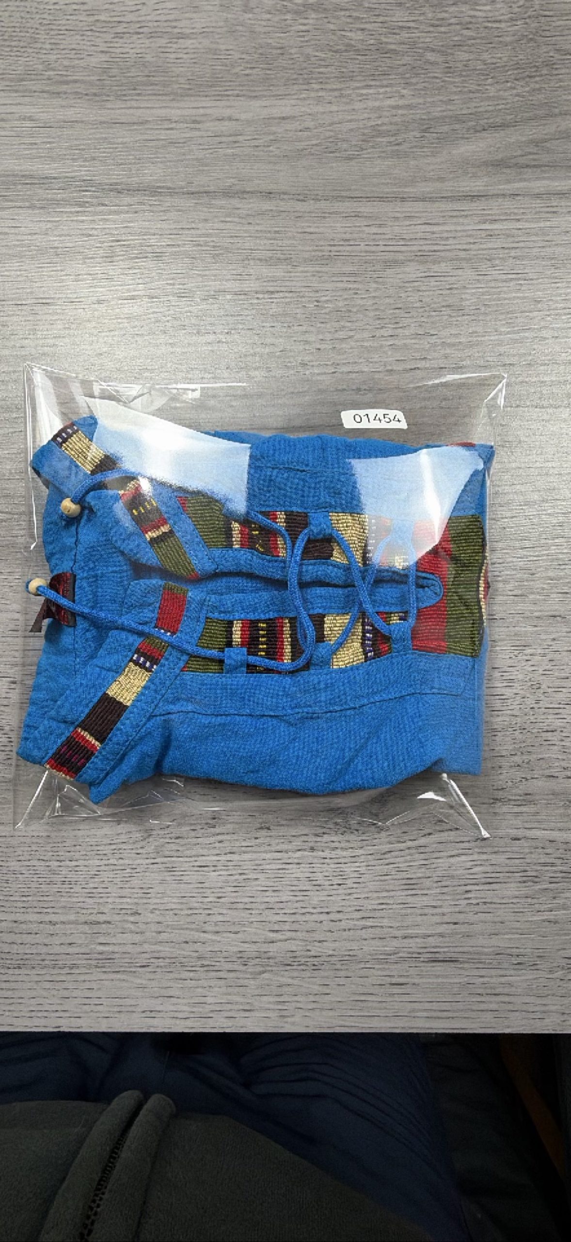 Tikeal Blue Embroidered Neck and Sleeve Detail Shirt age roughly 8/10 year image 4