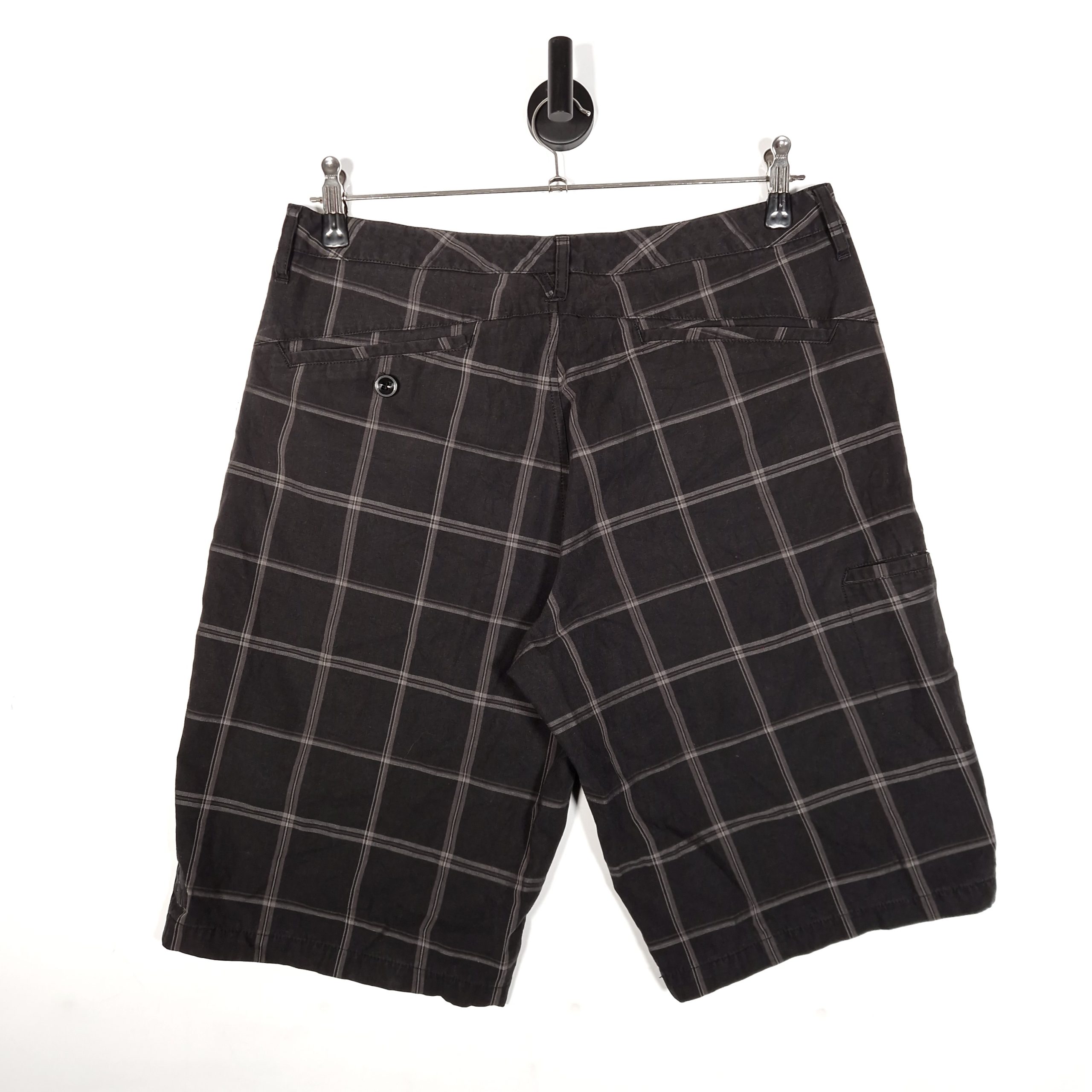 The North Face Shorts Size 34 Men's Black Checked Casual