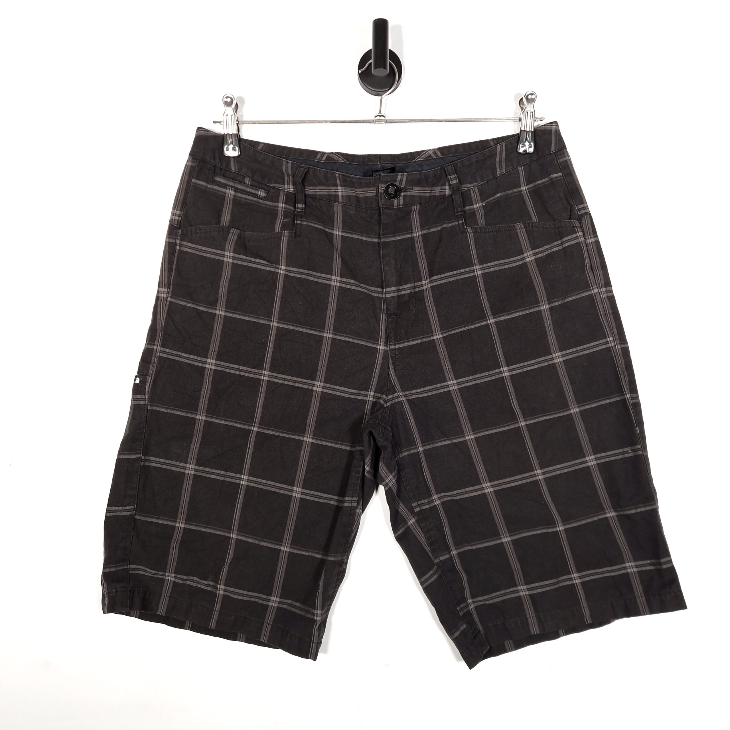 The North Face Shorts Size 34 Men's Black Checked Casual image 5