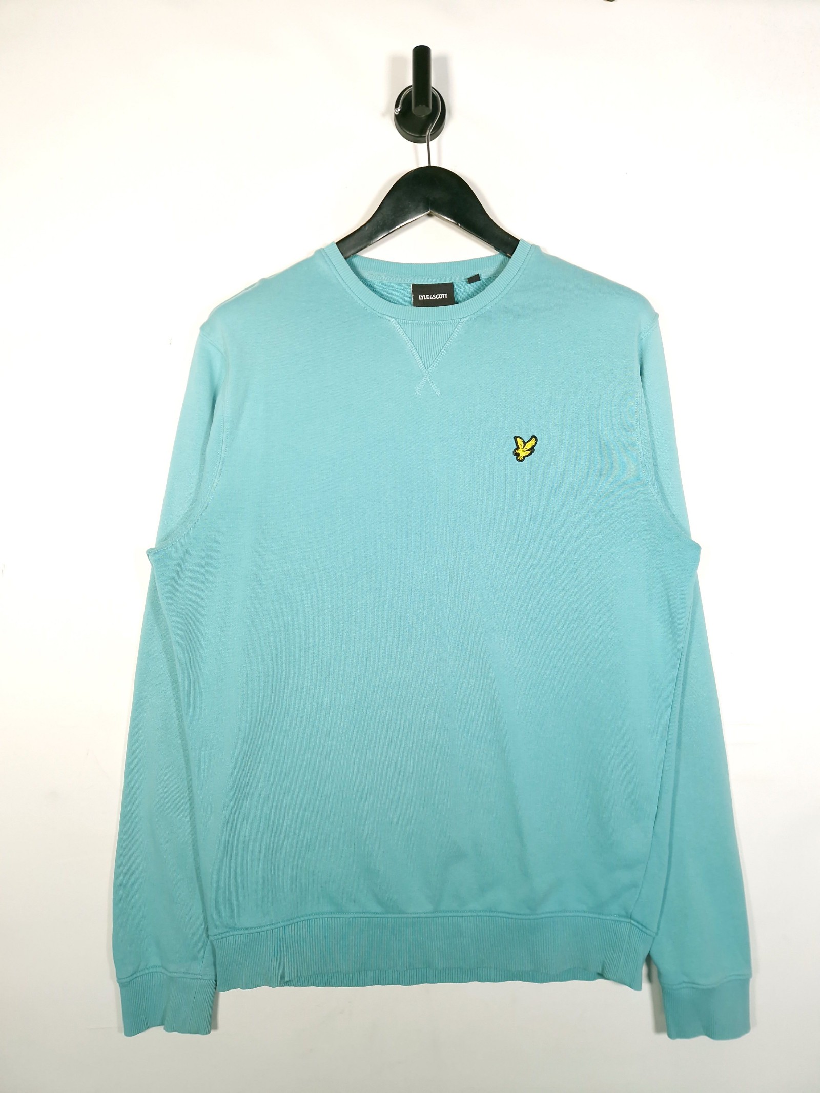 Lyle & Scott Sweatshirt Size Medium Men's Blue Vintage