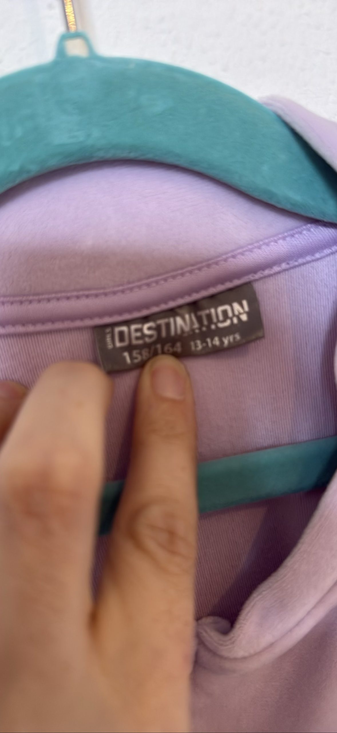 Destination Lilac Zip-Up Jacket age 13-14 Soft Fabric image 2