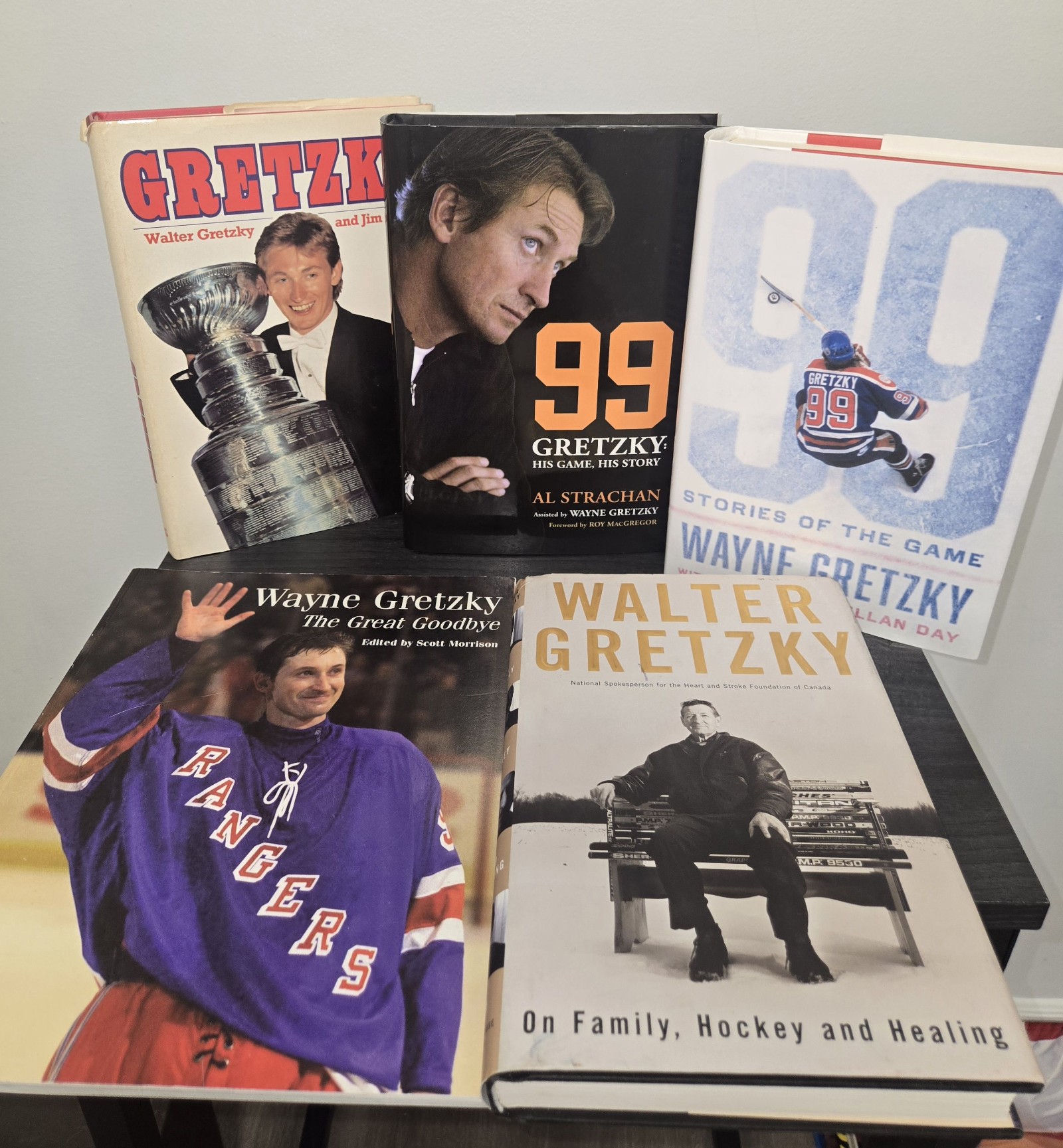 Wayne Gretzky 5-Book Set Hockey Biographies and Memoirs