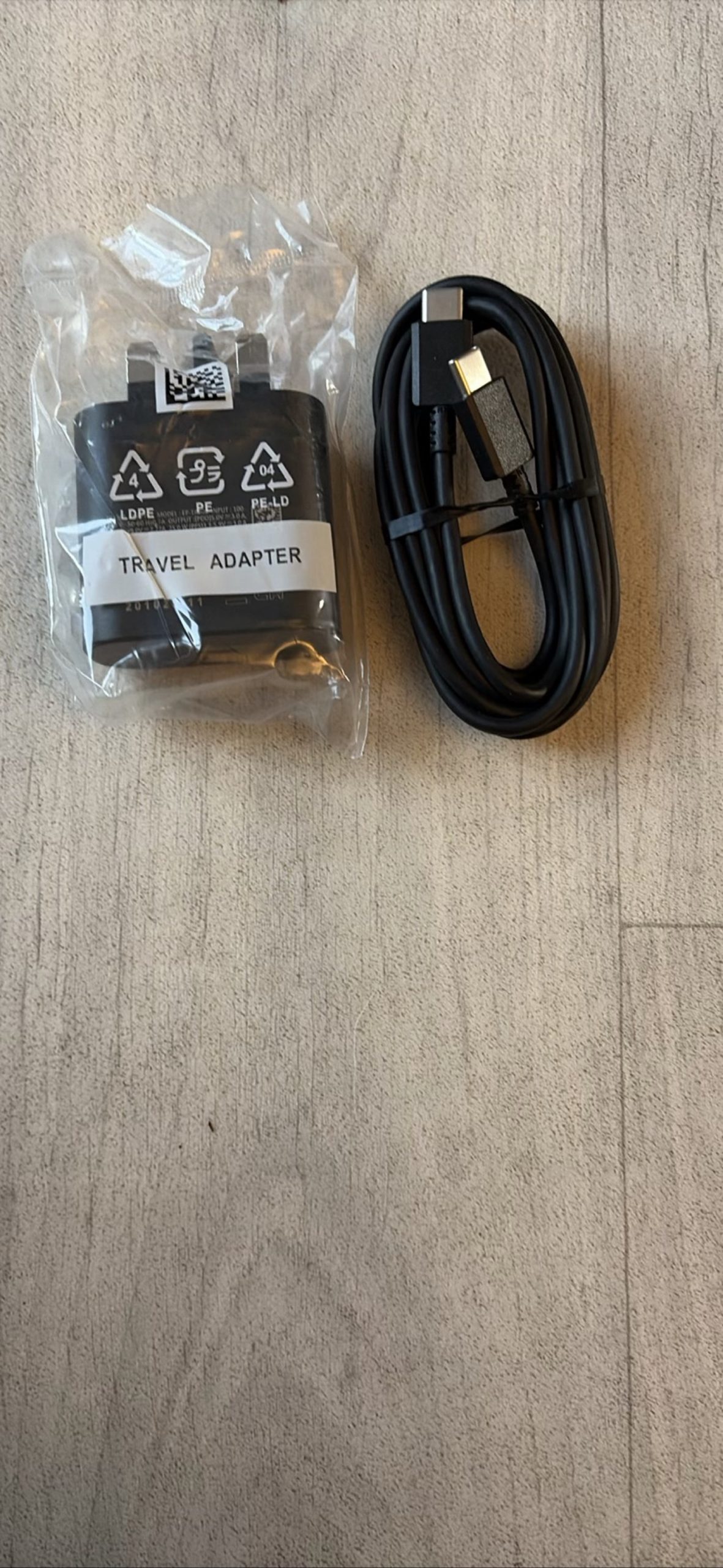 USB-C Cable Set with plug