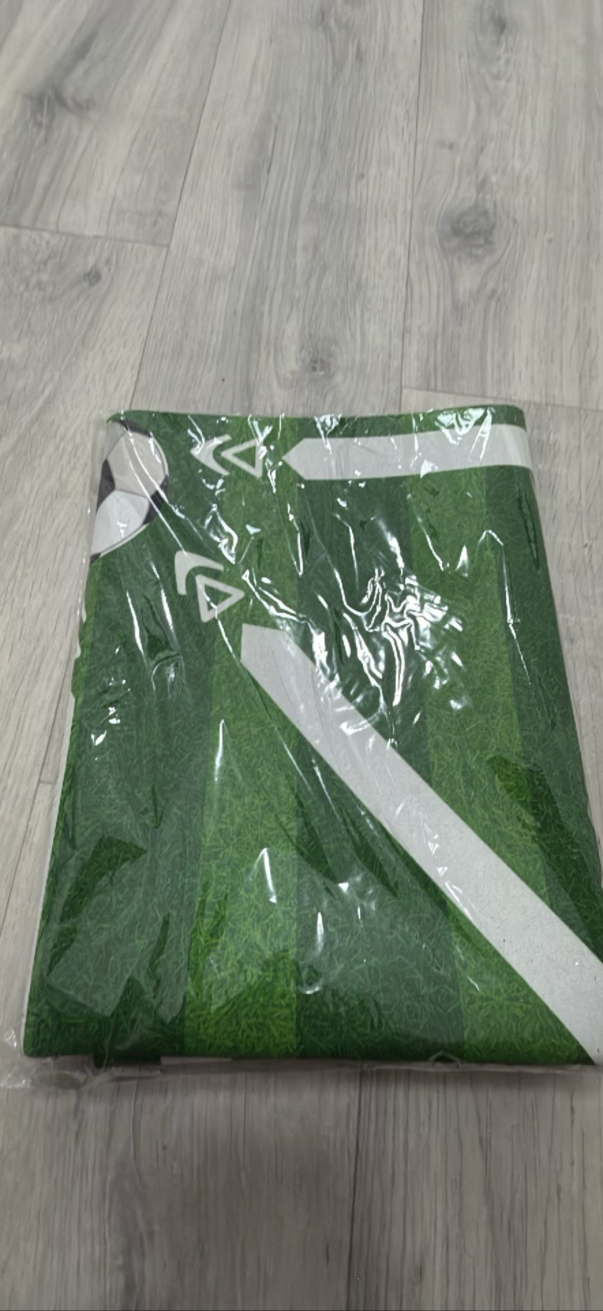 Green Football Field Game Mat