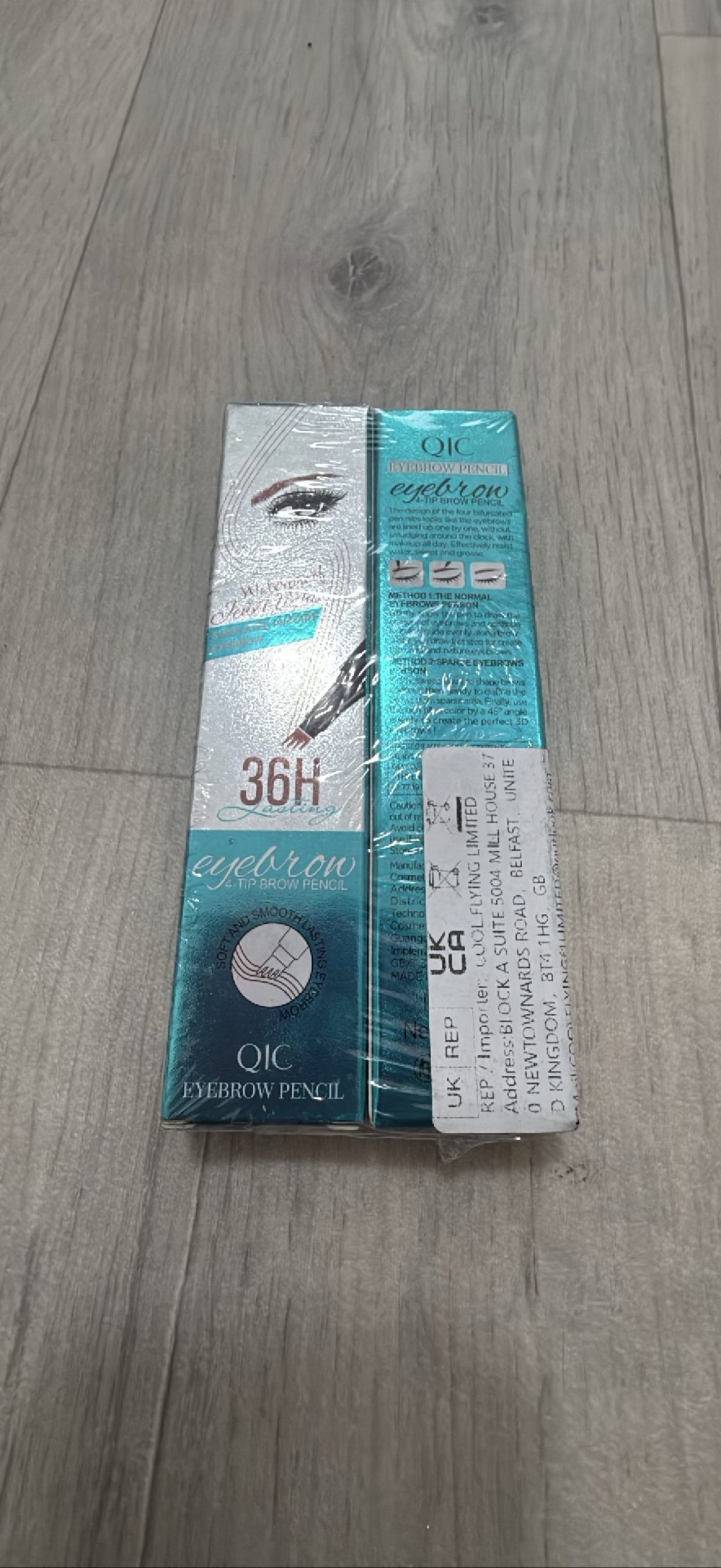 QIC Eyebrow Pencil 36H Soft Smooth Lasting Tip