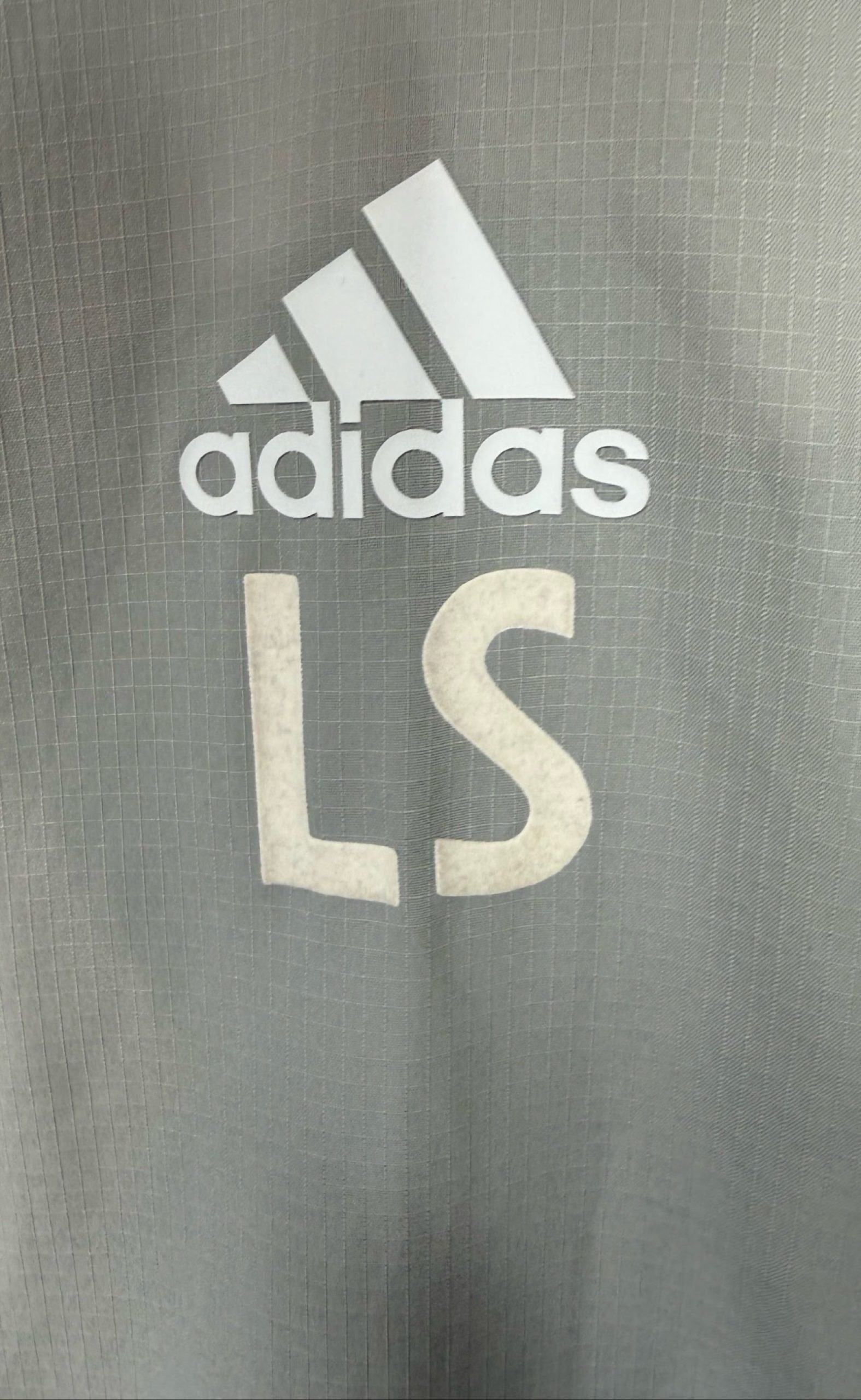 Adidas Watford FC Windbreaker Jacket Mens Medium Grey Hooded Full Zip Training LS image 6