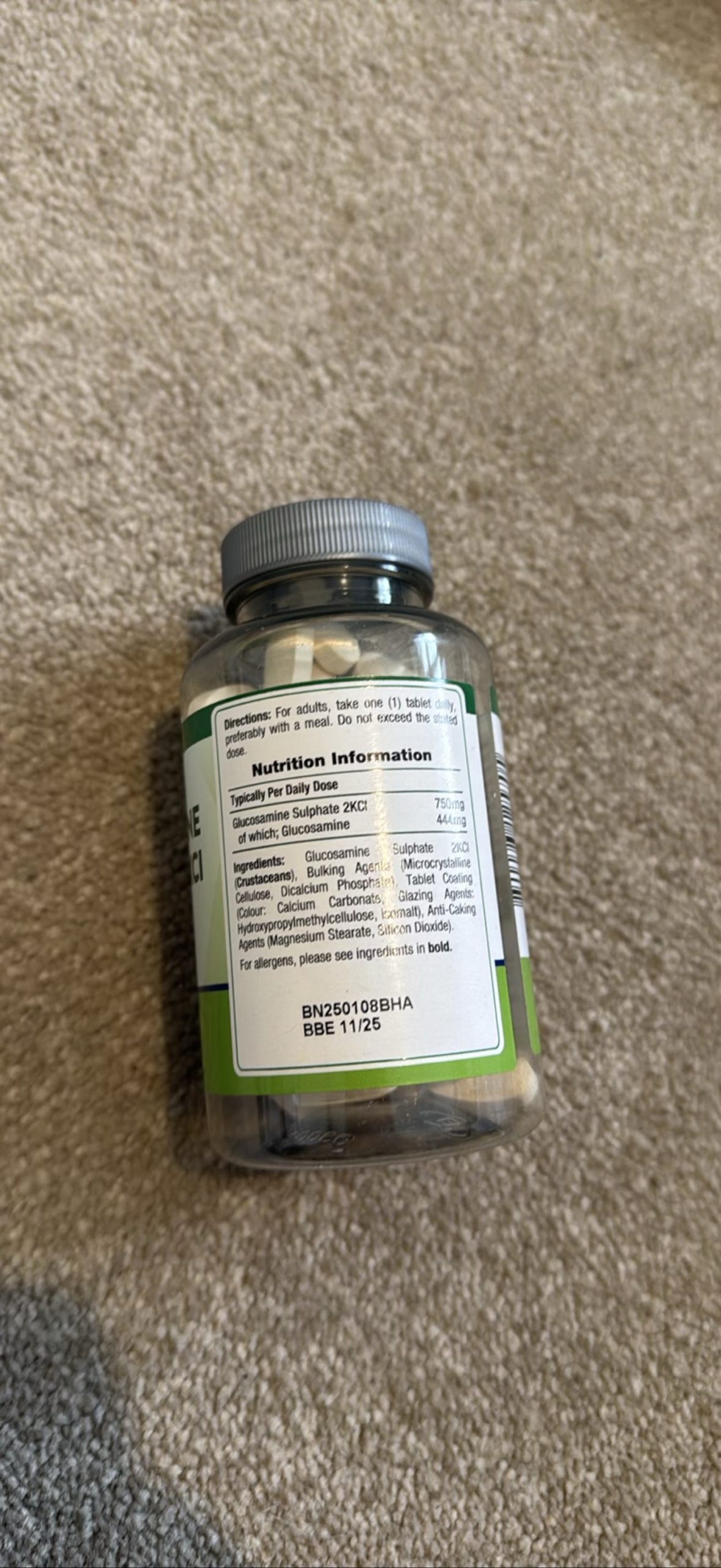 Glucosamine Sulphate Tablets Joint Supplement