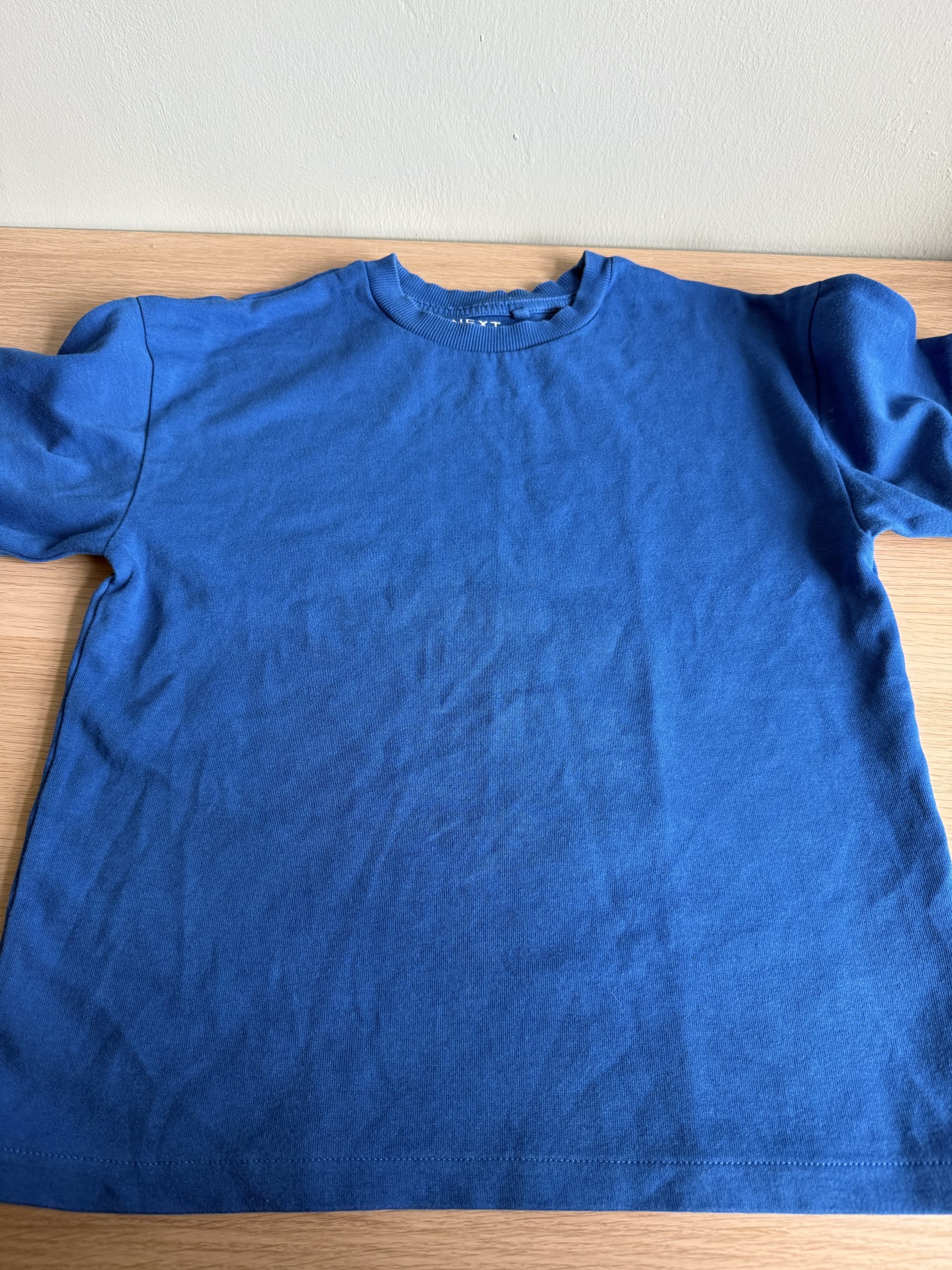 Next Boys Blue Short Sleeve T-Shirt Size 9 Years 0062