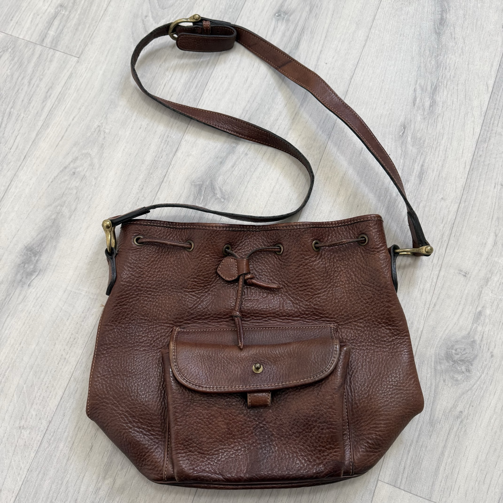 Mulberry Brown Leather Shoulder Bag pre-owned