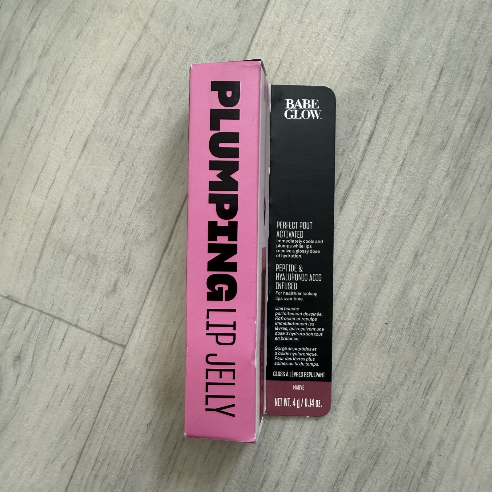 Babe Glow Plumping Lip Jelly Mauve 4g Hydrating Gloss