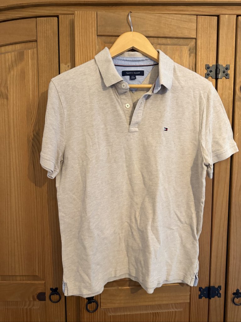 Tommy Hilfiger women’s beige Polo Shirt Large