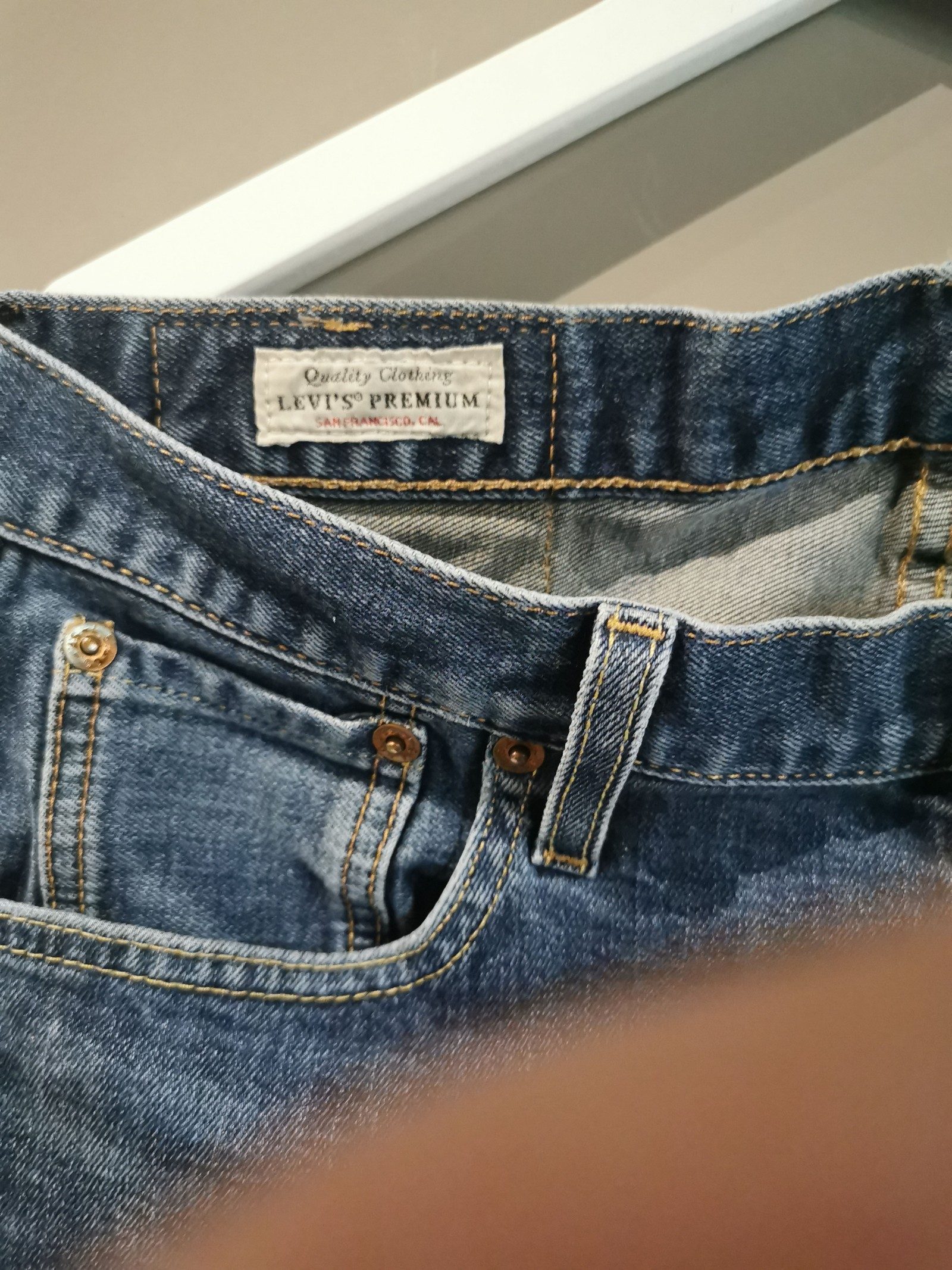 Levi's Blue Tapered Denim Jeans W30 L30 image 4