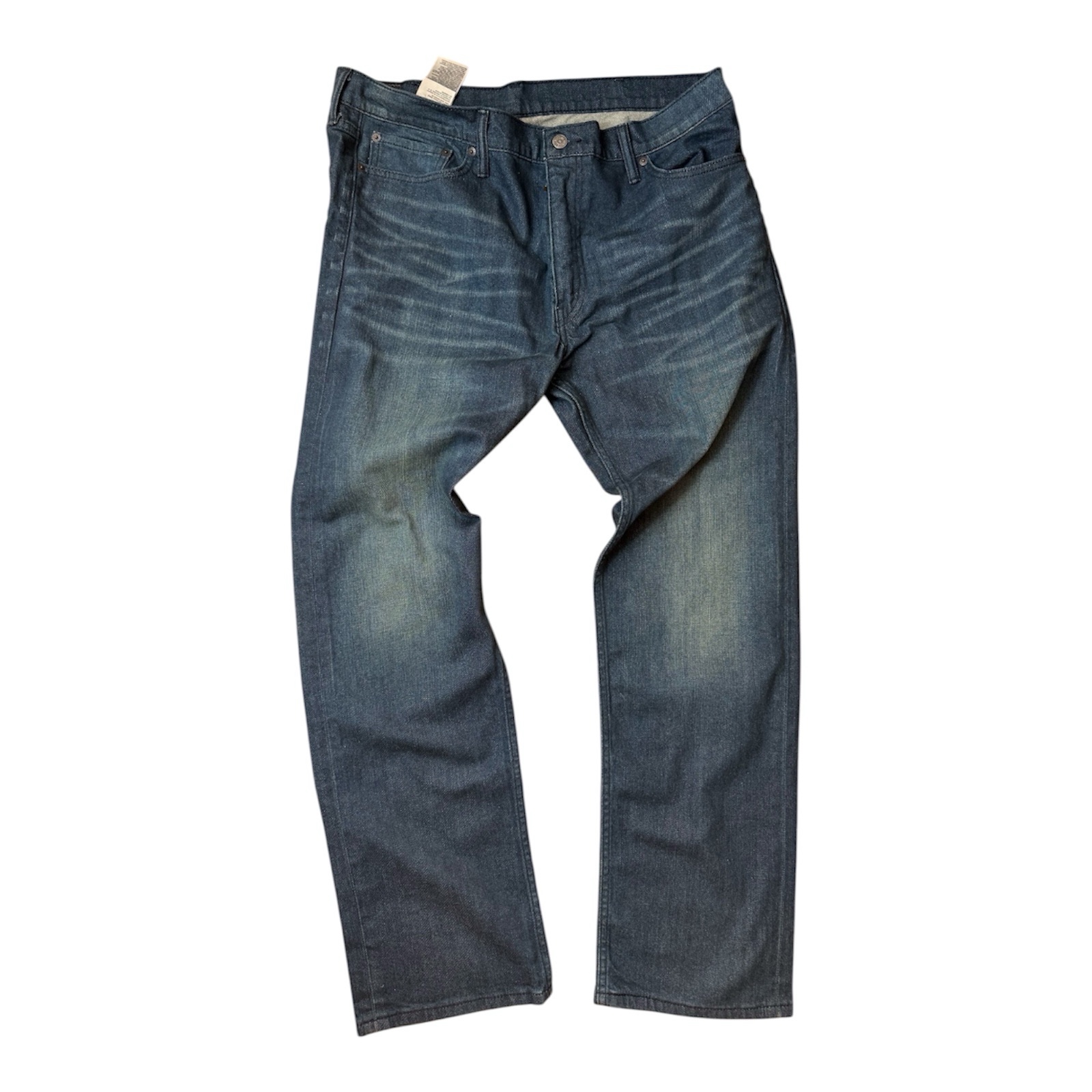 Levi's Blue Denim Jeans 34x32 Classic Fit Faded Detail