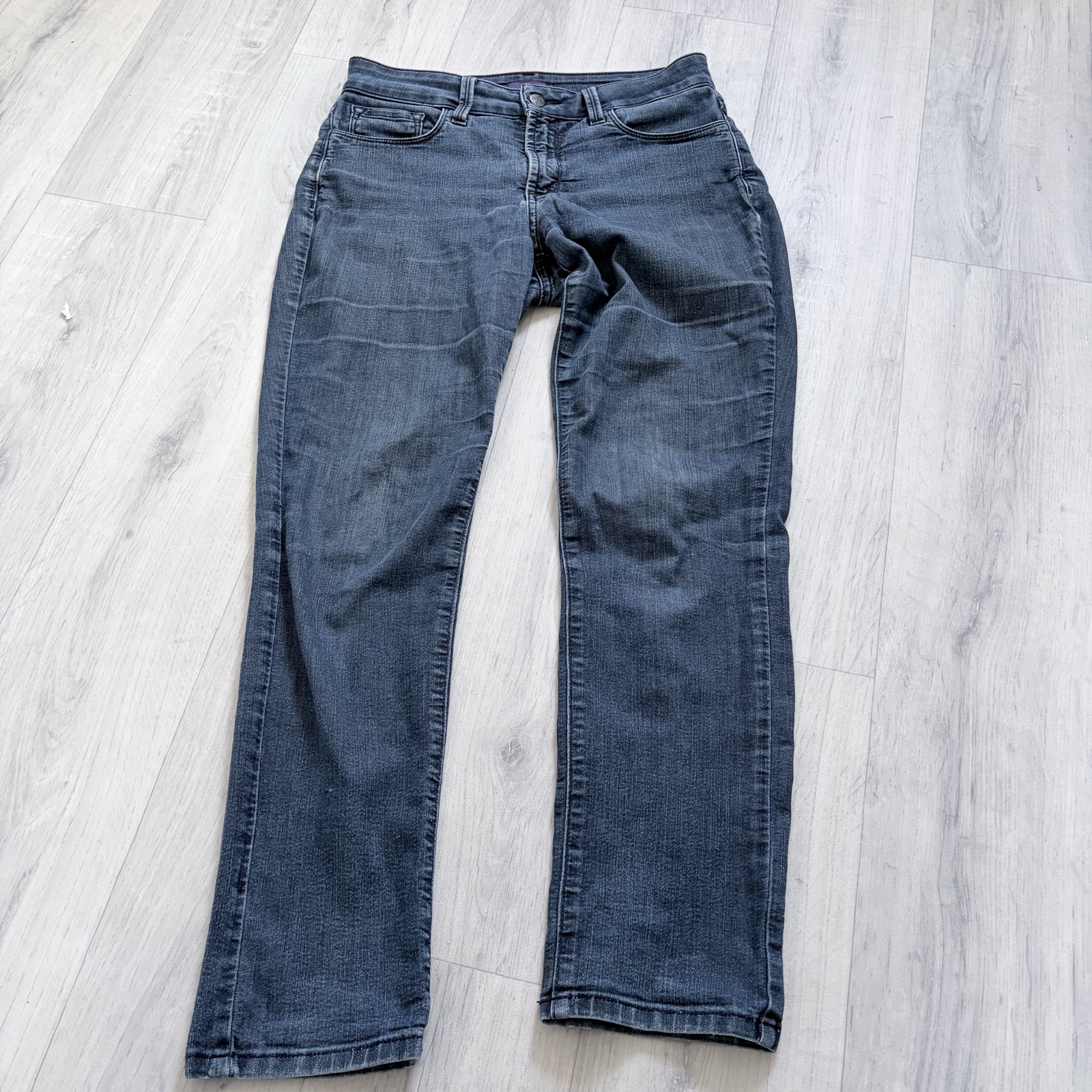 Y.N.D.J. Grey Slim Fit Jeans UK 10p