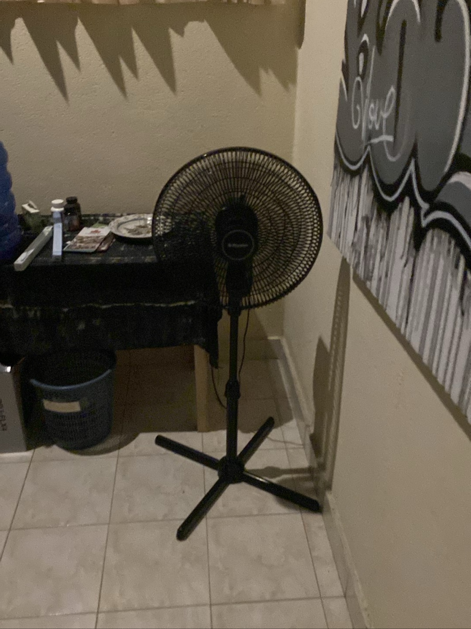 Blaupunkt Black Pedestal Fan