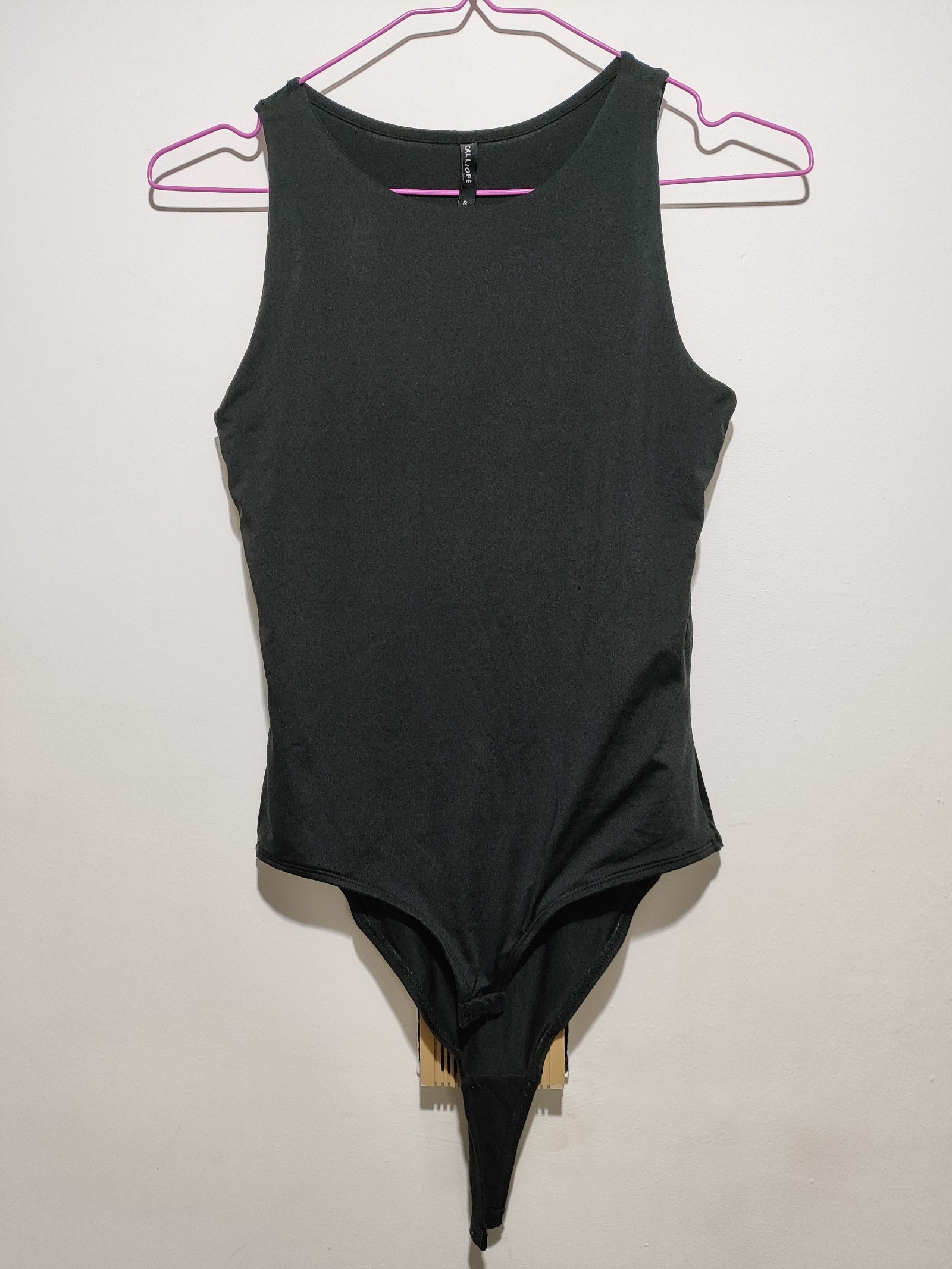 Wallis Black Sleeveless Bodysuit Size M