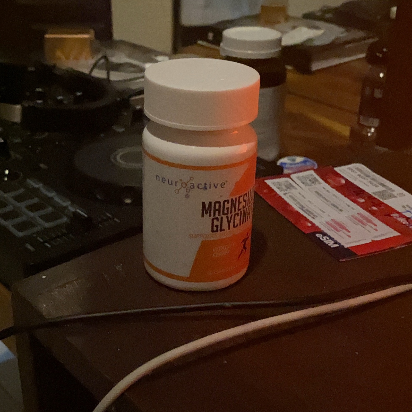 NeuroActive Magnesium Glycinate Supplement Capsules