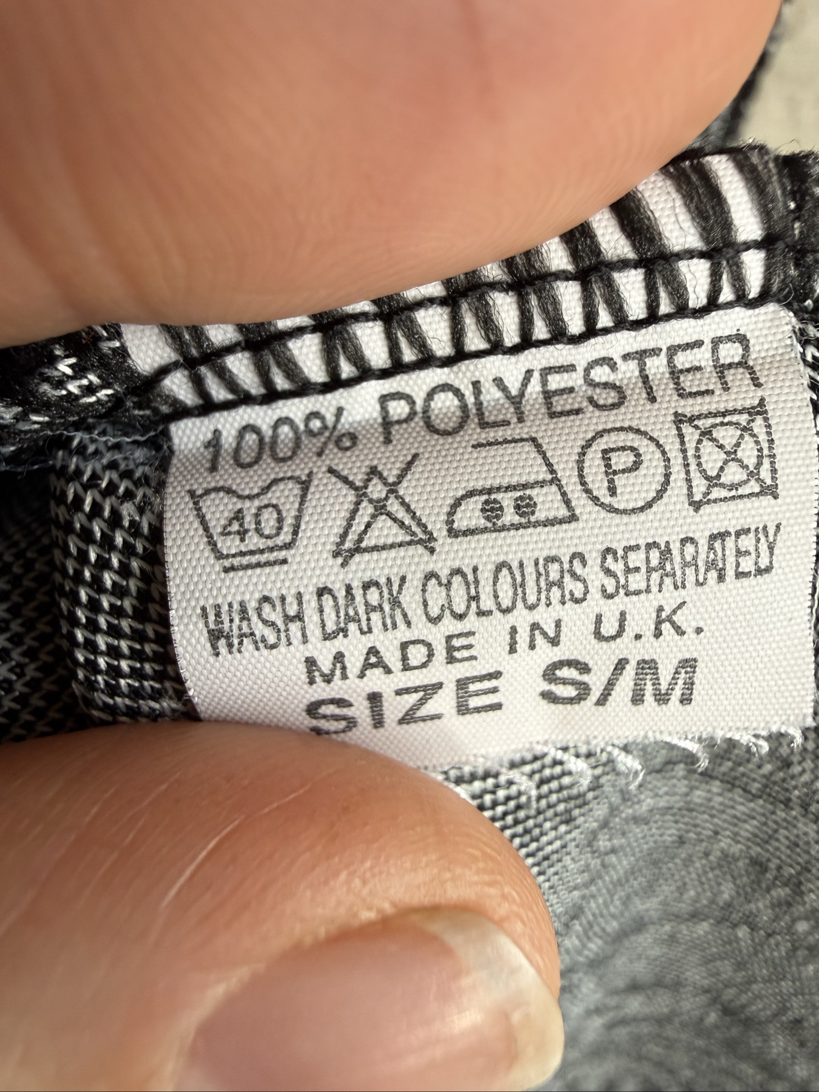 Signature Black & Grey Floral Zebra Print Sleeveless Dress S/M Stylish Chic