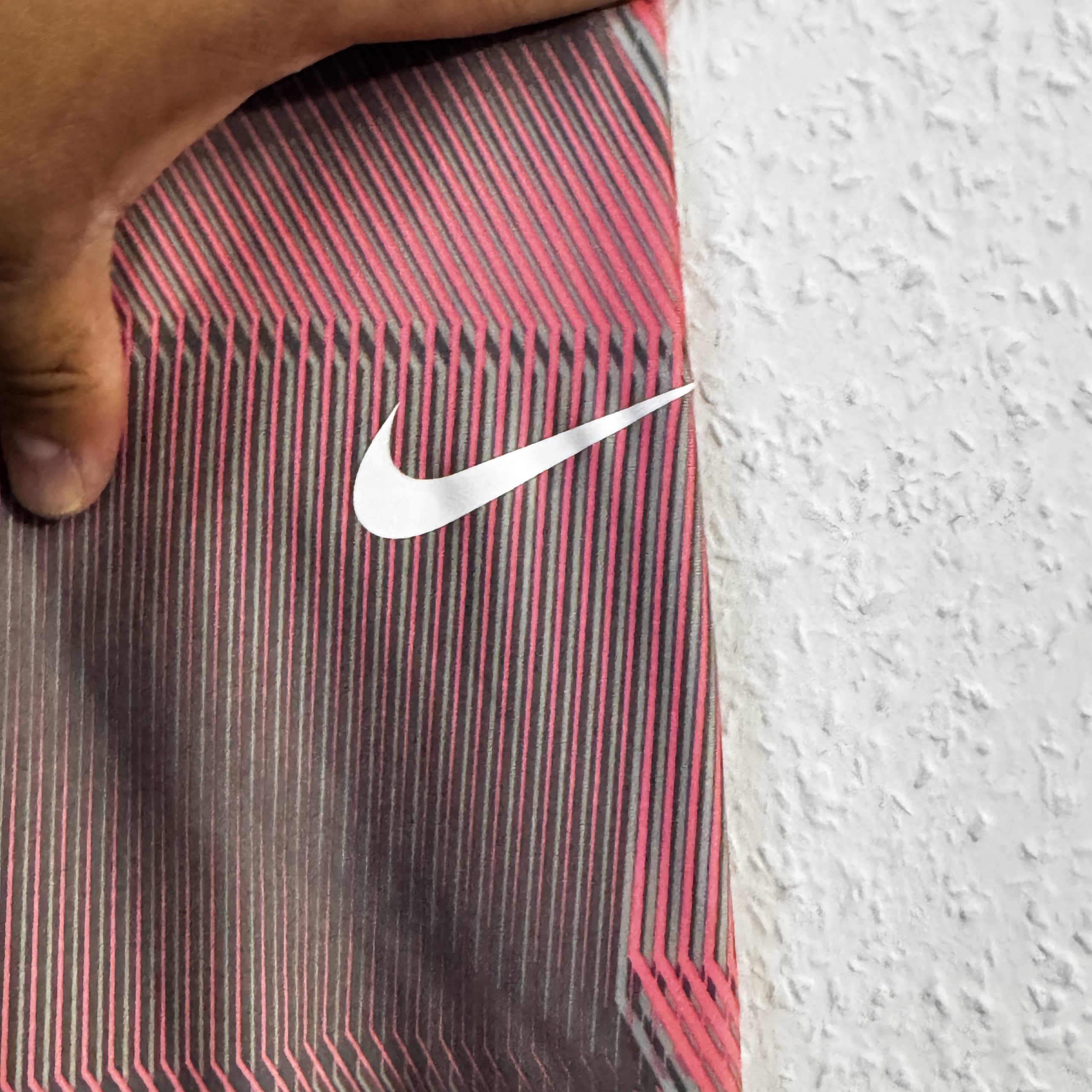 Nike Pink & Black Running Tights Size M- 2185 image 6