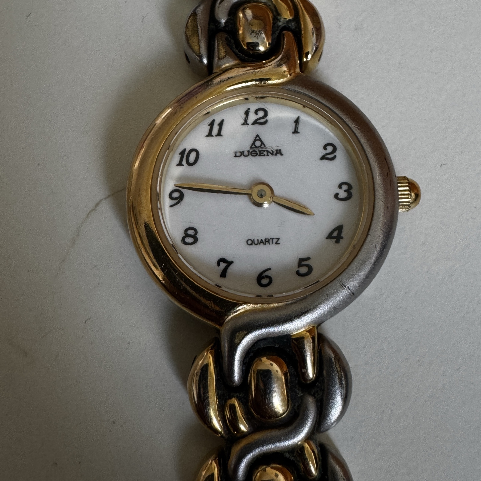 Dugena Two-Tone Metal Quartz Bracelet Watch