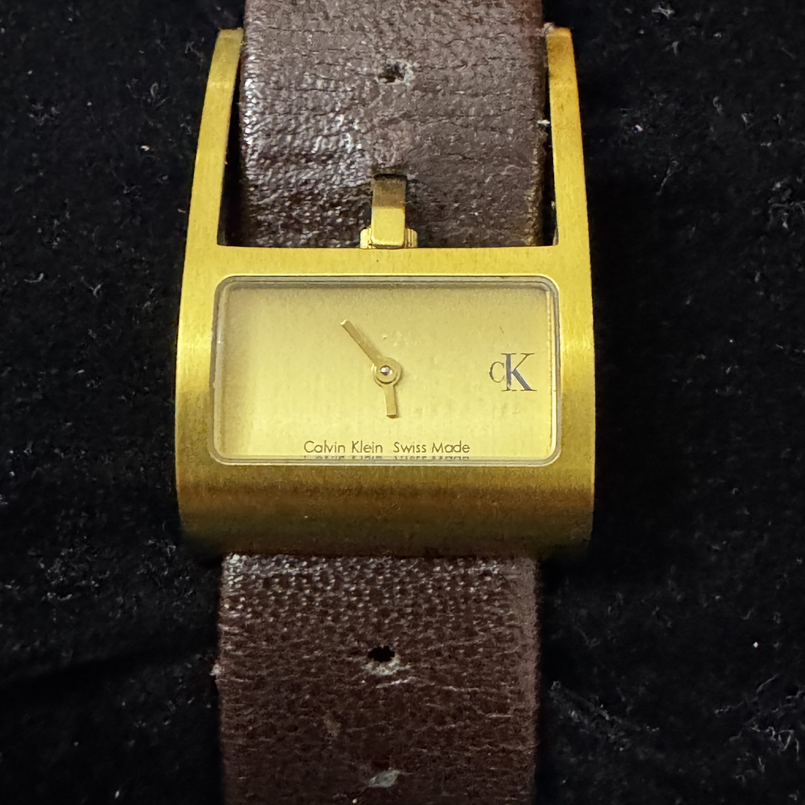 Calvin Klein Black Watch Box Swiss Made