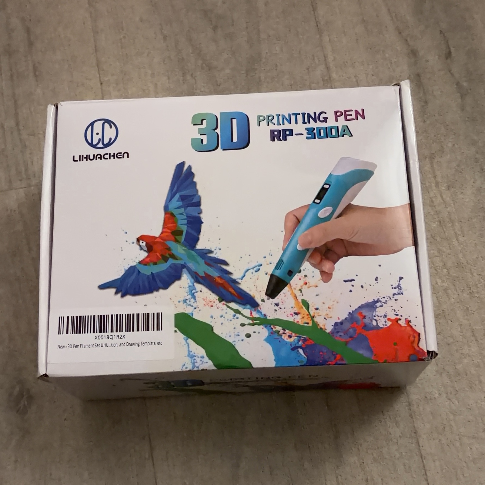 Lihuachen Blue 3D Printing Pen RP-300A Unisex Other