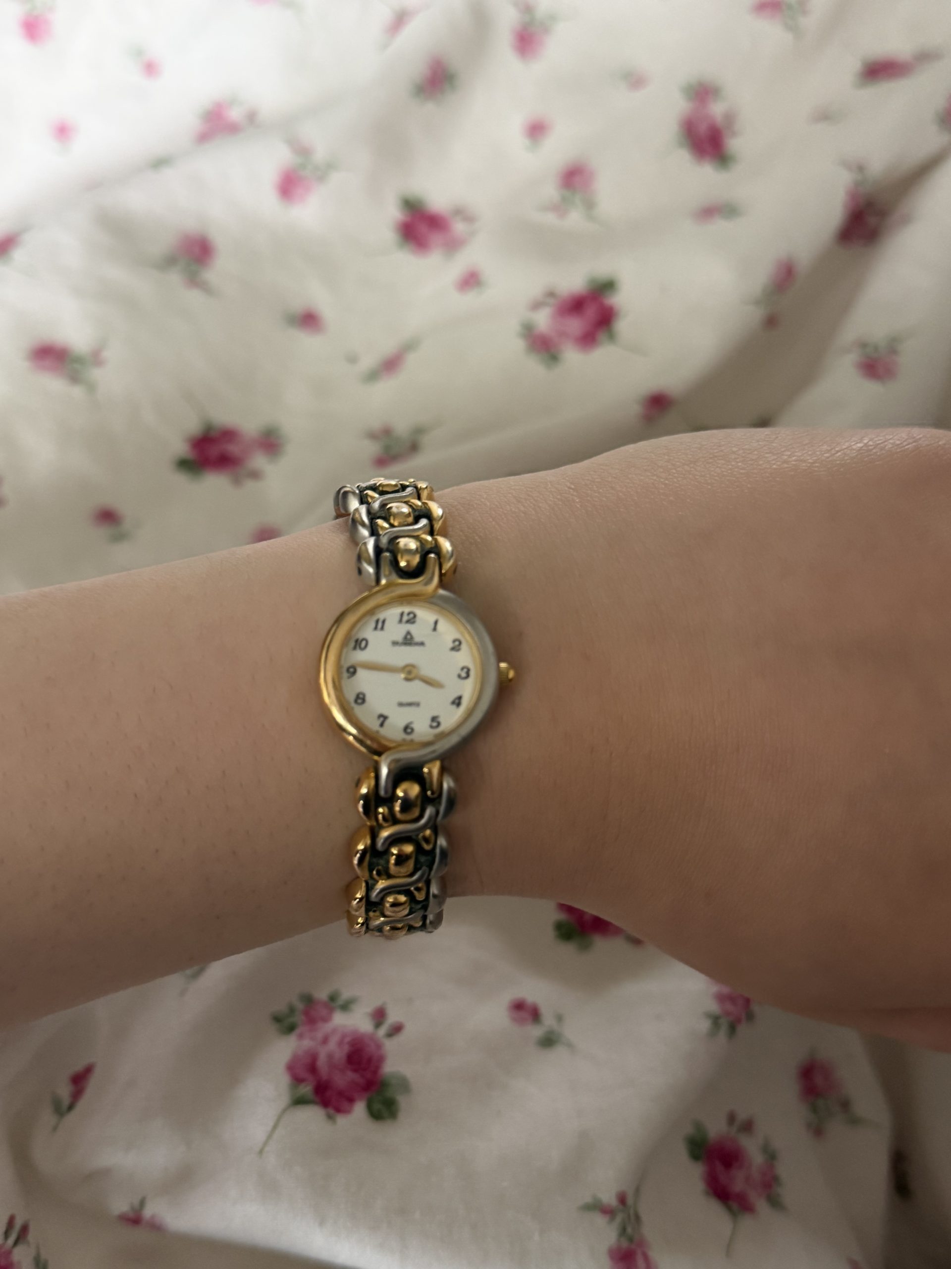 Omega Two-Tone Ladies Quartz Watch