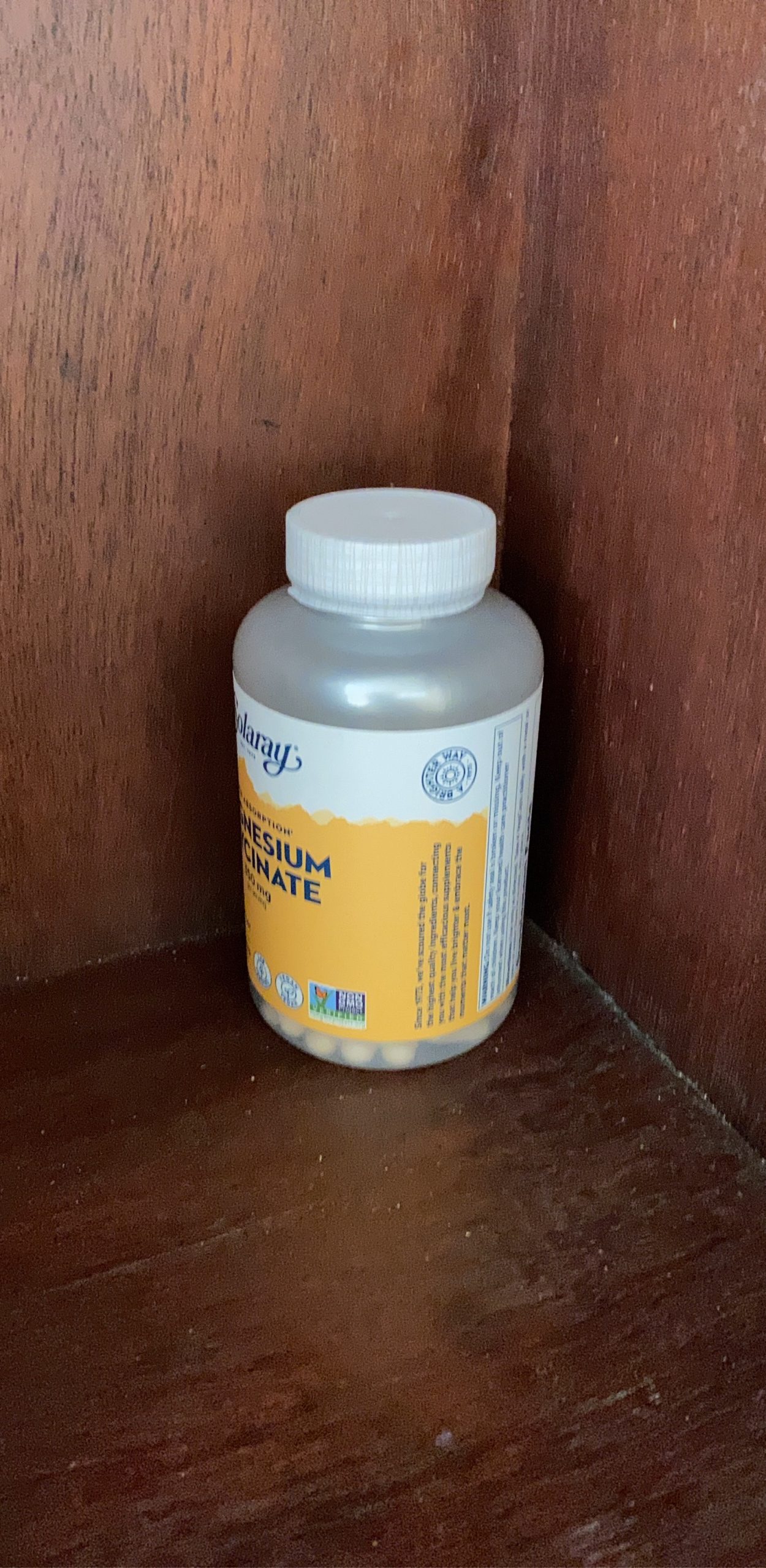 Solaray Magnesium Glycinate 120 Capsules Supplement