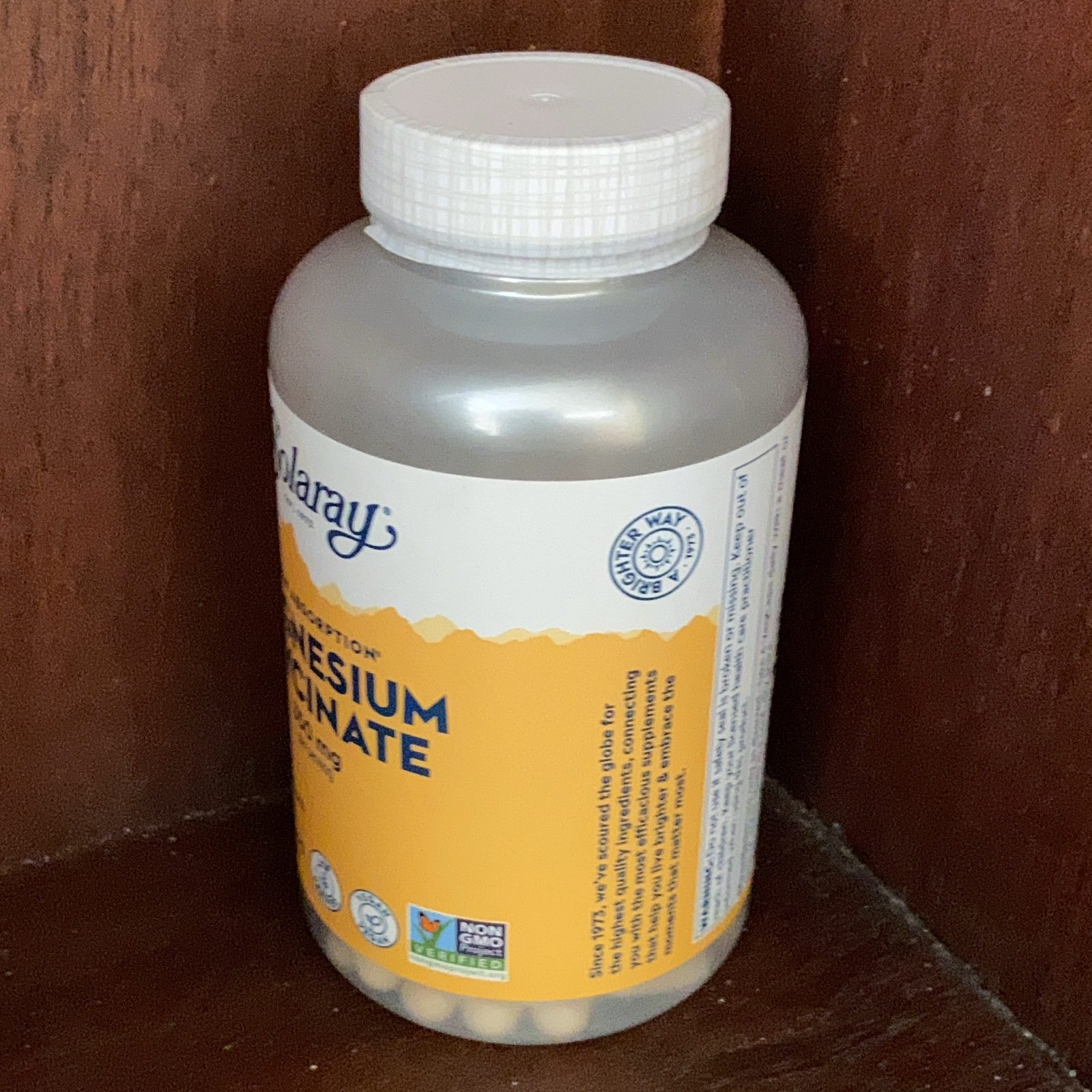 Solaray Magnesium Glycinate 120 Capsules Supplement image 2