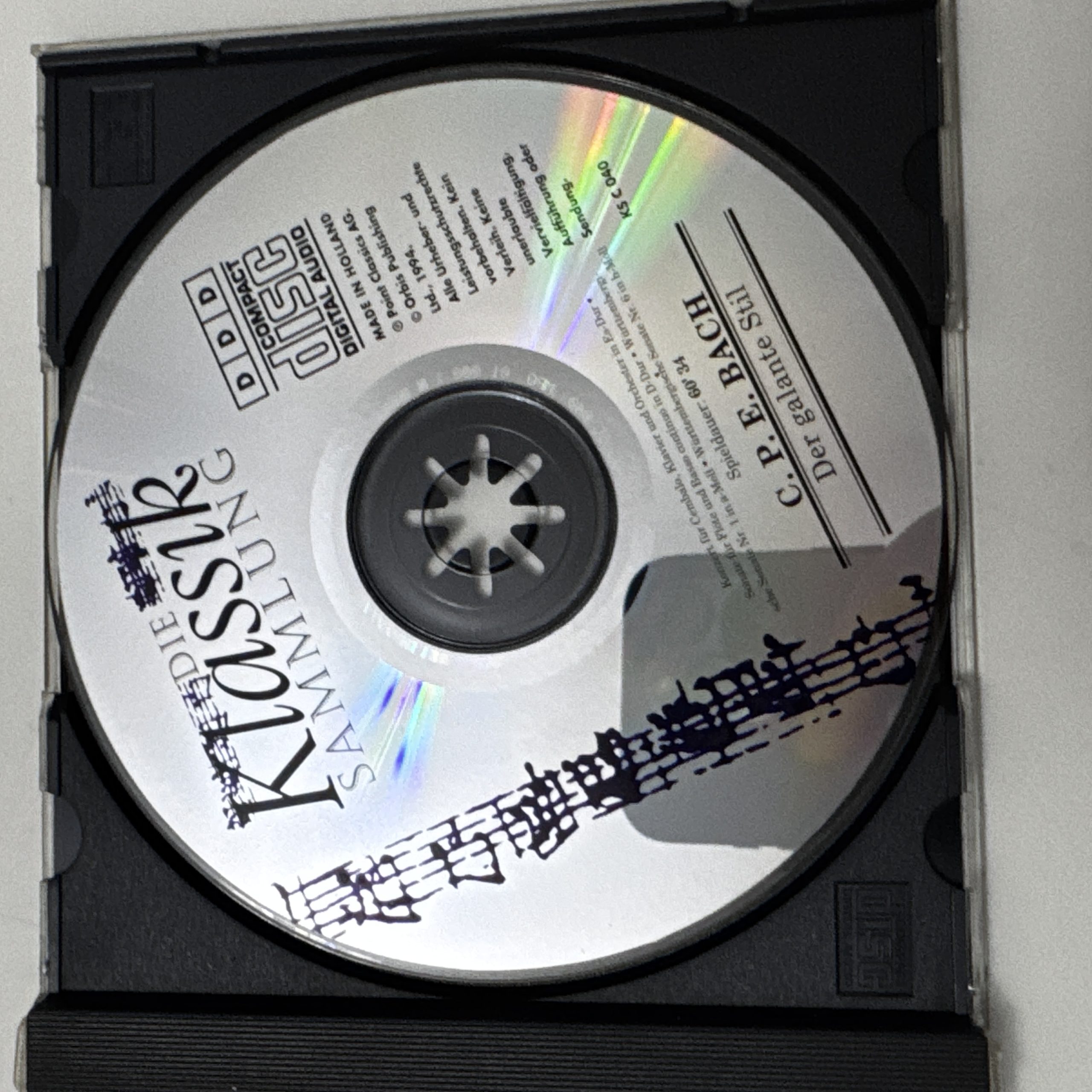 Die Klassik Sammlung C.P.E. Bach Der galante Stil Classical Music CD Media 68 image 2