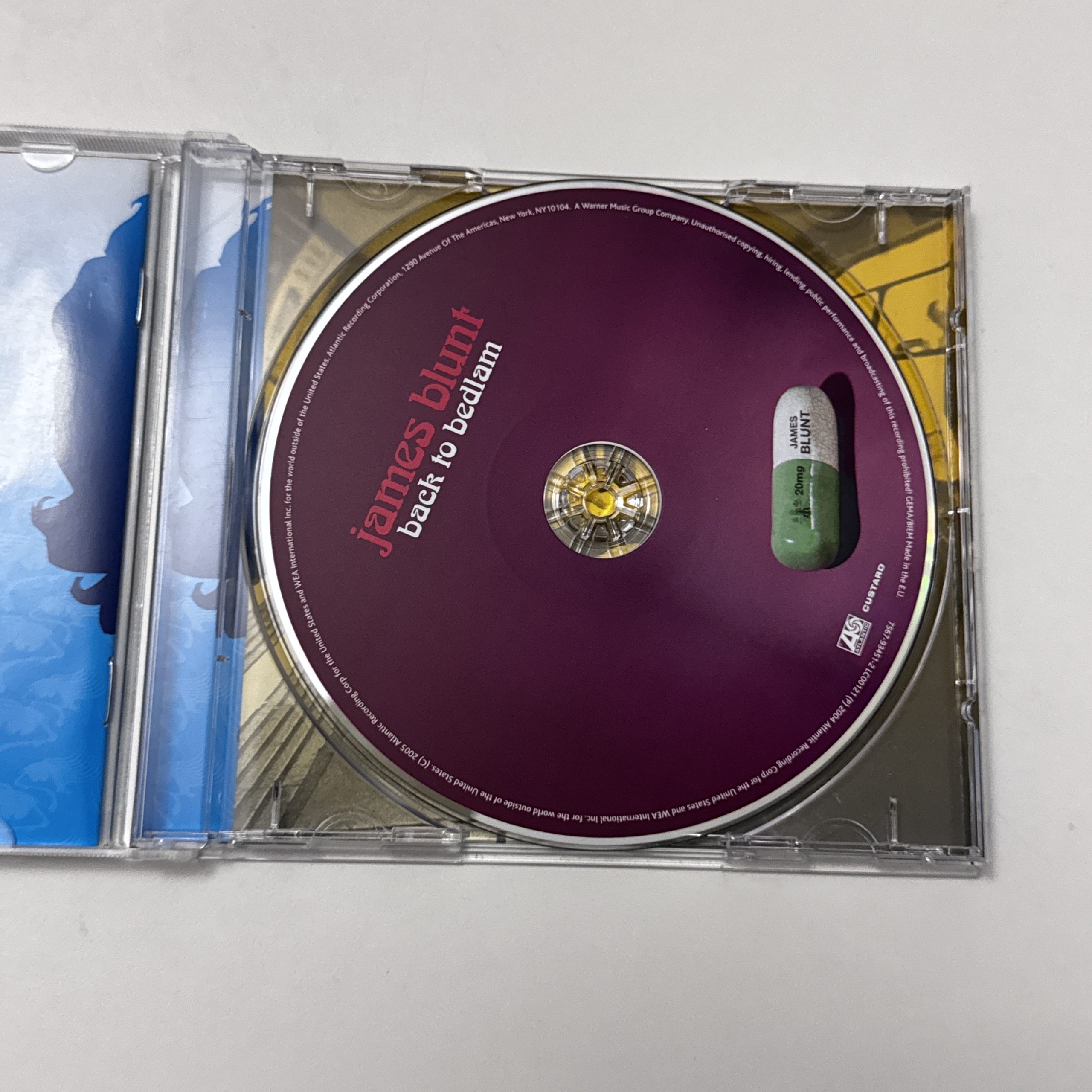 James Blunt Back to Bedlam CD Album Media 76