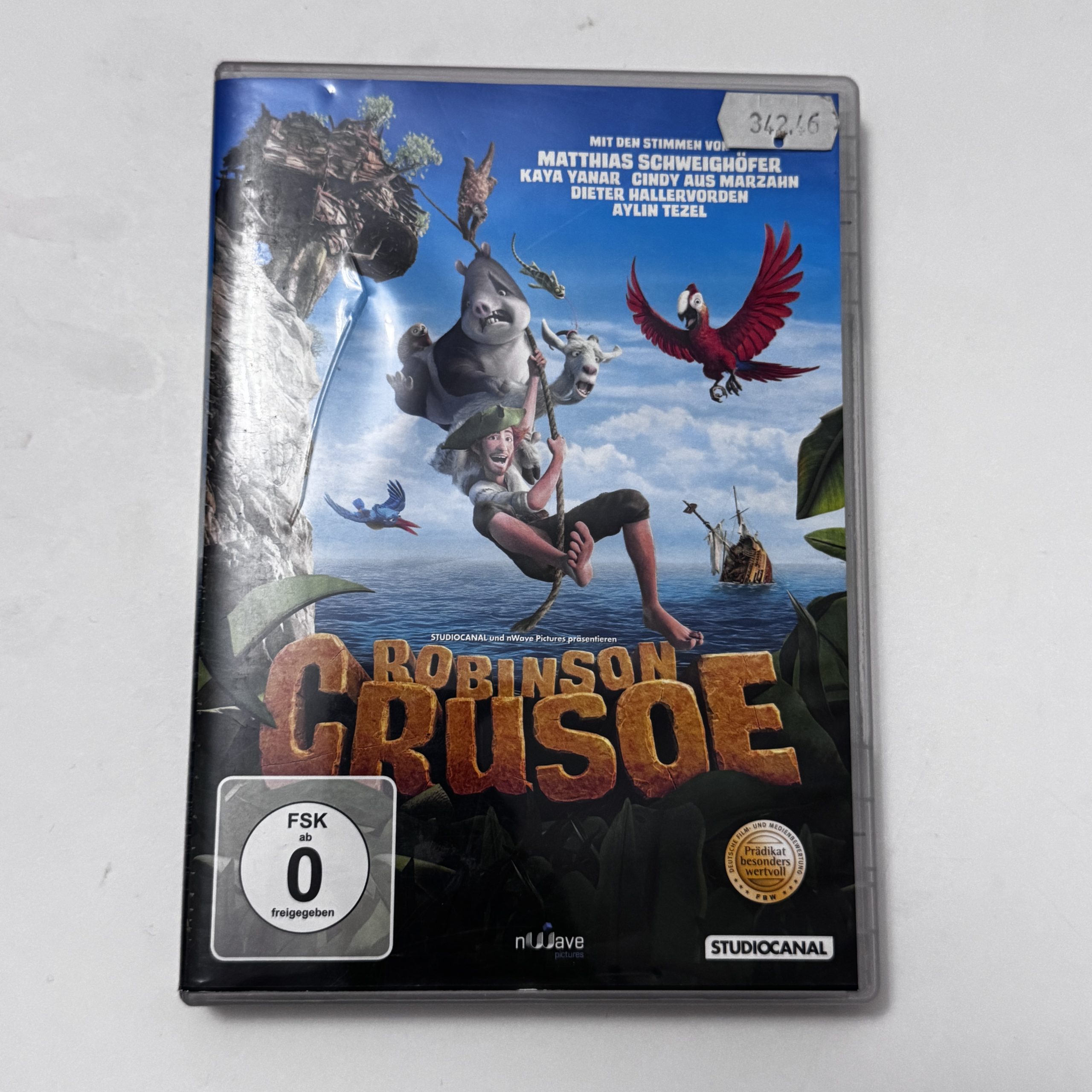 Robinson Crusoe German Language Animated DVD Family Movie Media 82