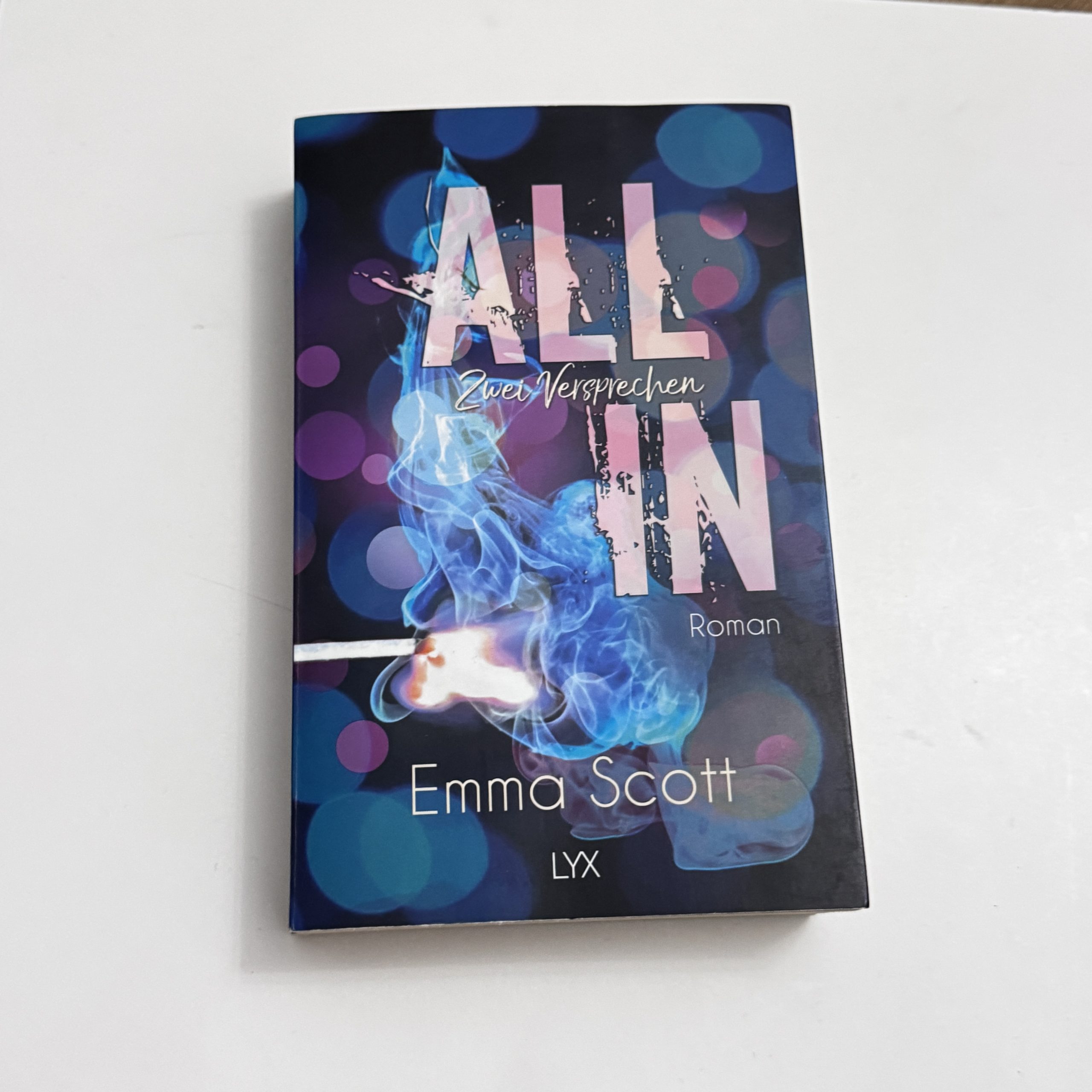 Emma Scott All In Blue & Purple Romance Book Paperback Media 64